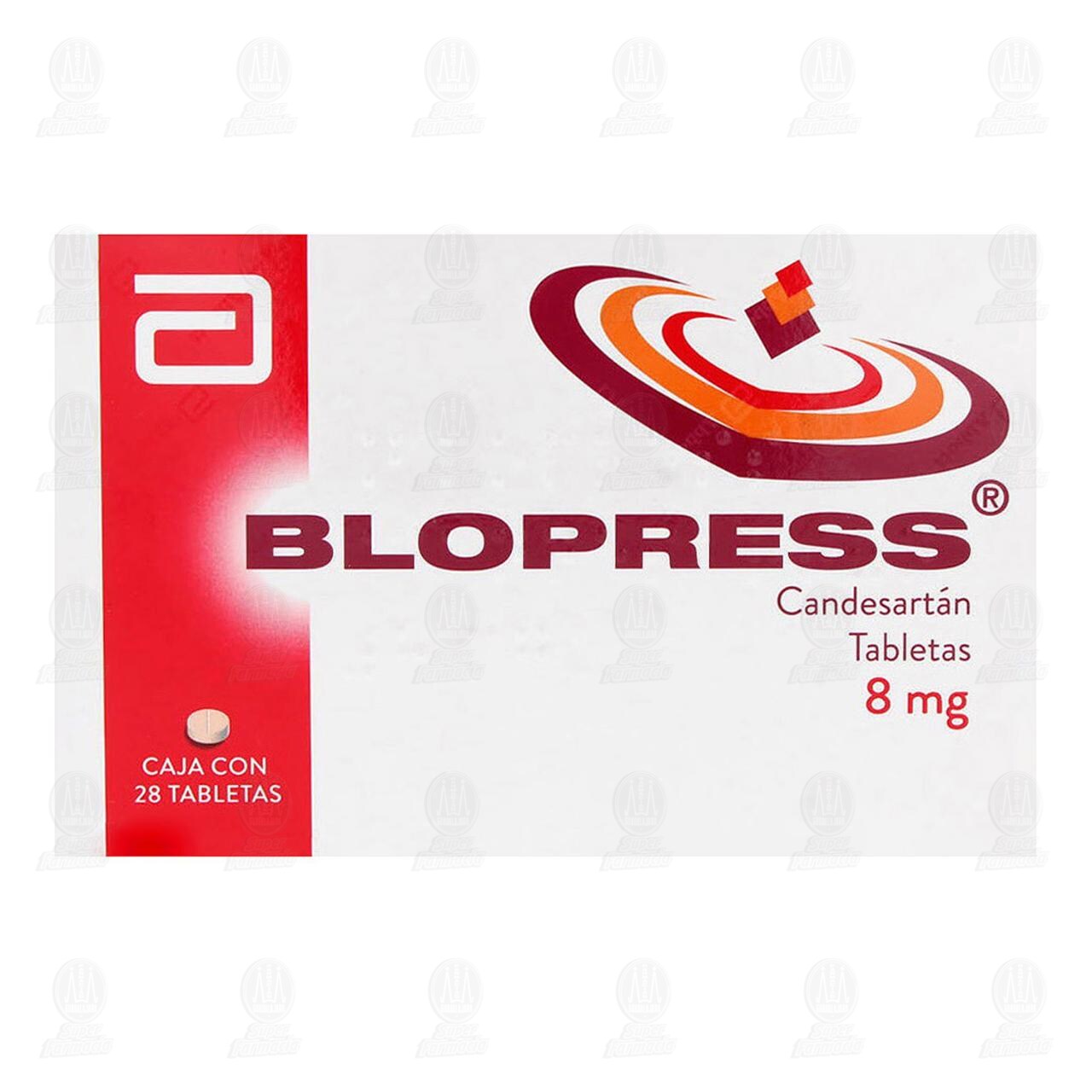 Blopress 8 mg, 28 Tabletas. image number 1