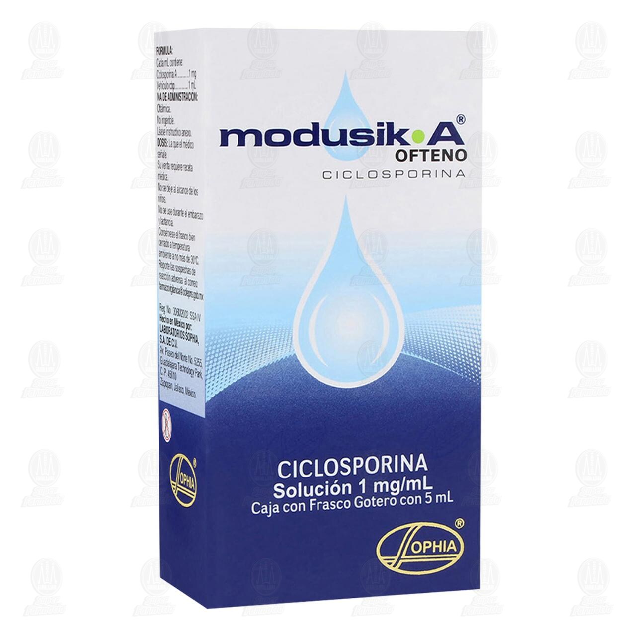 Modusik A Ofteno 1mg/ml, 5 ml Soluci&oacute;n Gotas. image number 0