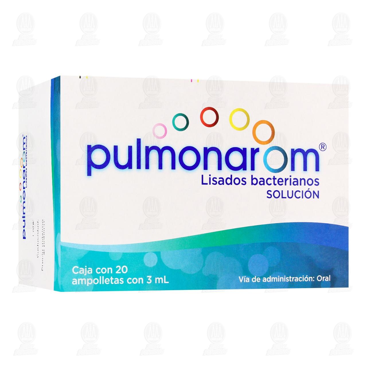 Pulmonarom Lisados Bacterianos, 20 Ampolletas con 3 ml. image number 0