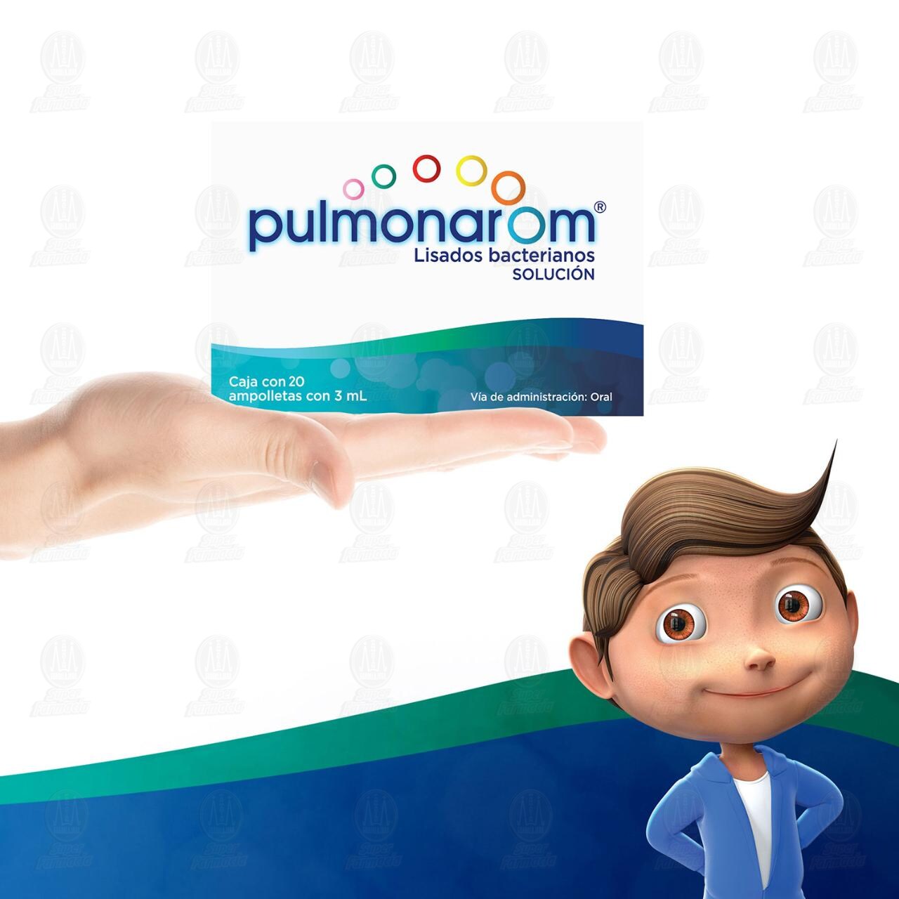 Pulmonarom Lisados Bacterianos, 20 Ampolletas con 3 ml. image number 3