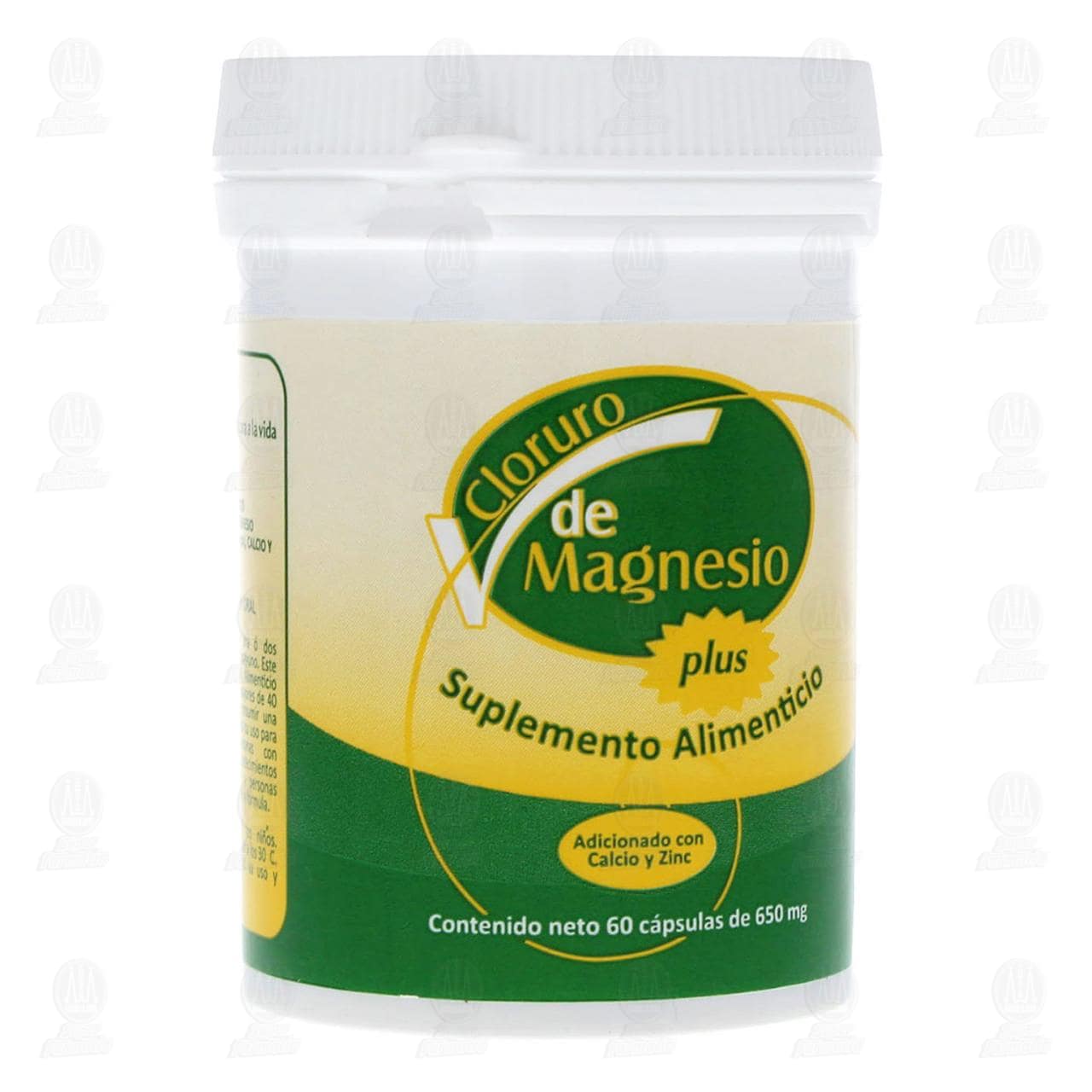 Desanimarse reunirse Disminución Cloruro de Magnesio Plus 650 mg, 60 Cápsulas.