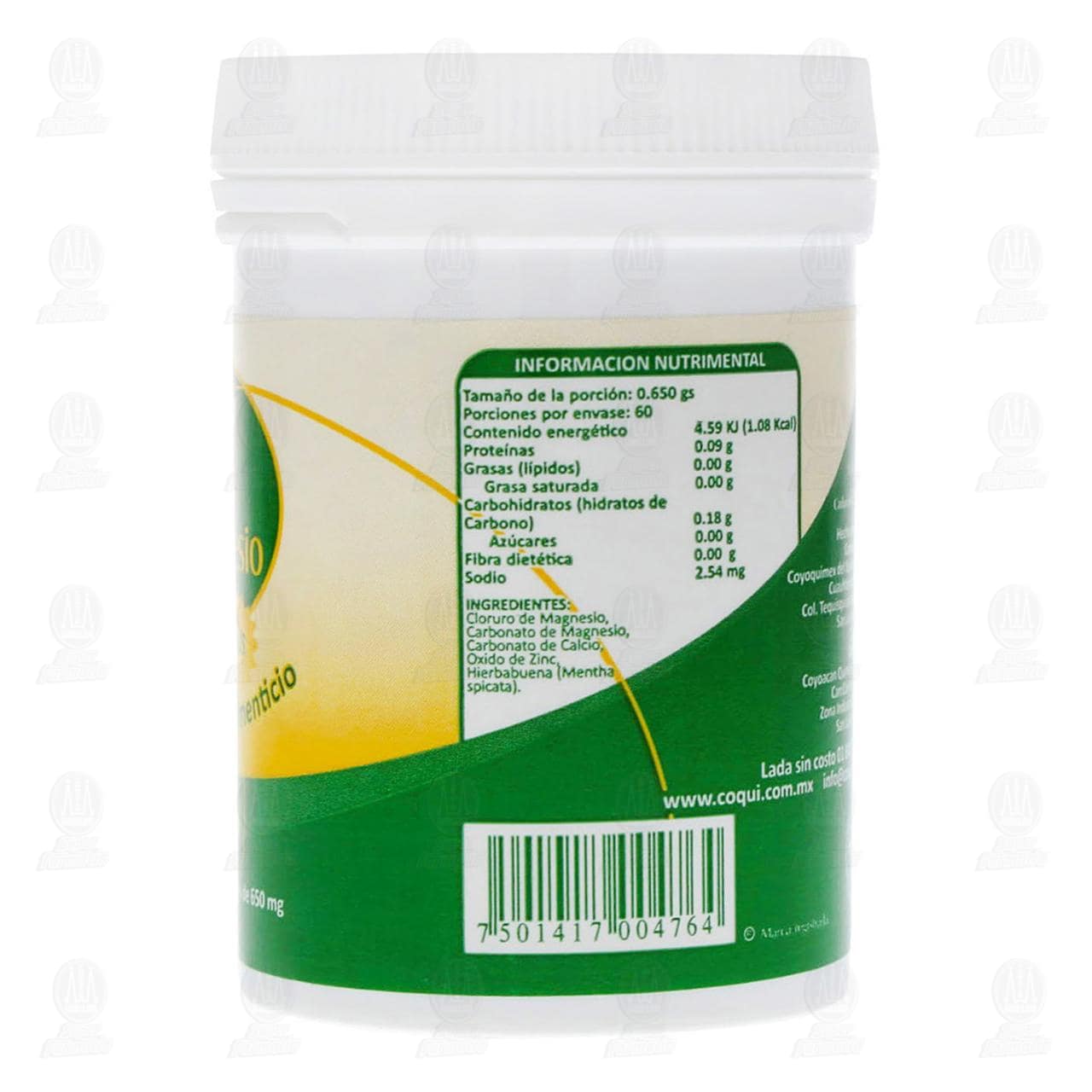 Cloruro de Magnesio Plus 650 mg, 60 C&aacute;psulas. image number 2