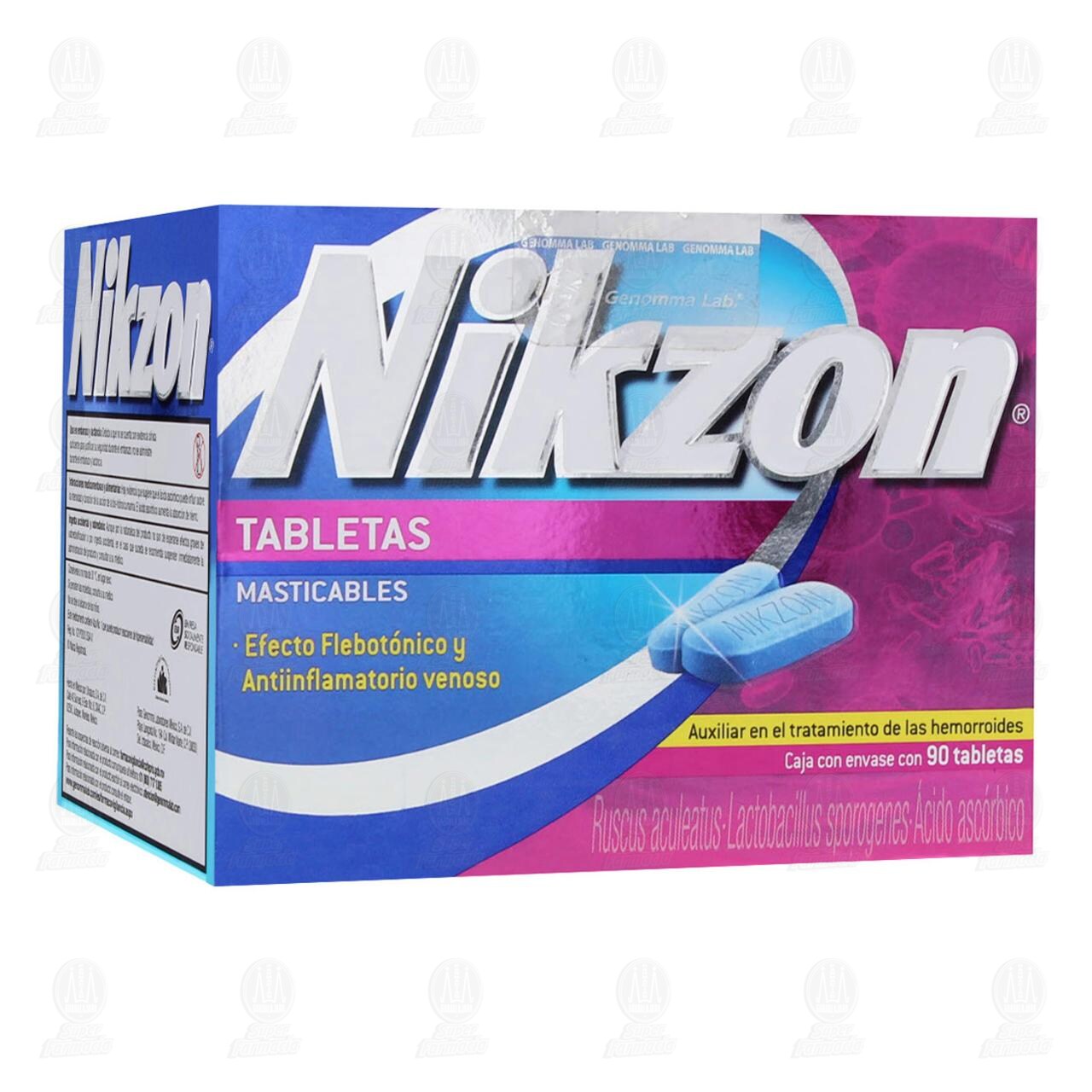 Nikzon, 90 Tabletas Masticables.