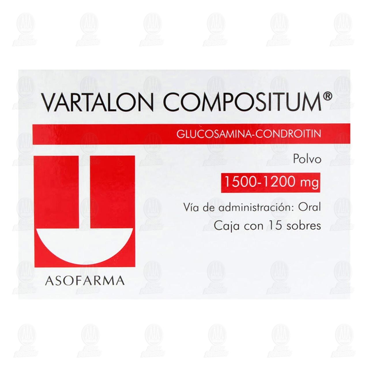 Vartalon Compositum 1500mg/1200mg Polvo, 15 Sobres. image number 1