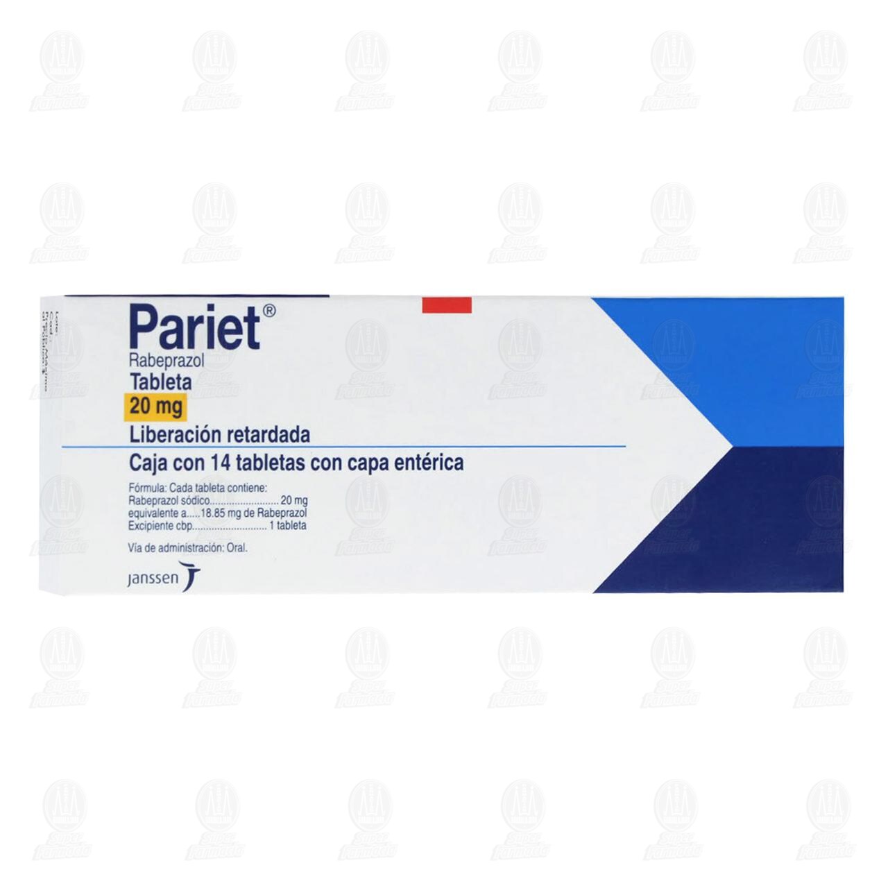 Pariet 20 mg, 14 Tabletas. image number 0