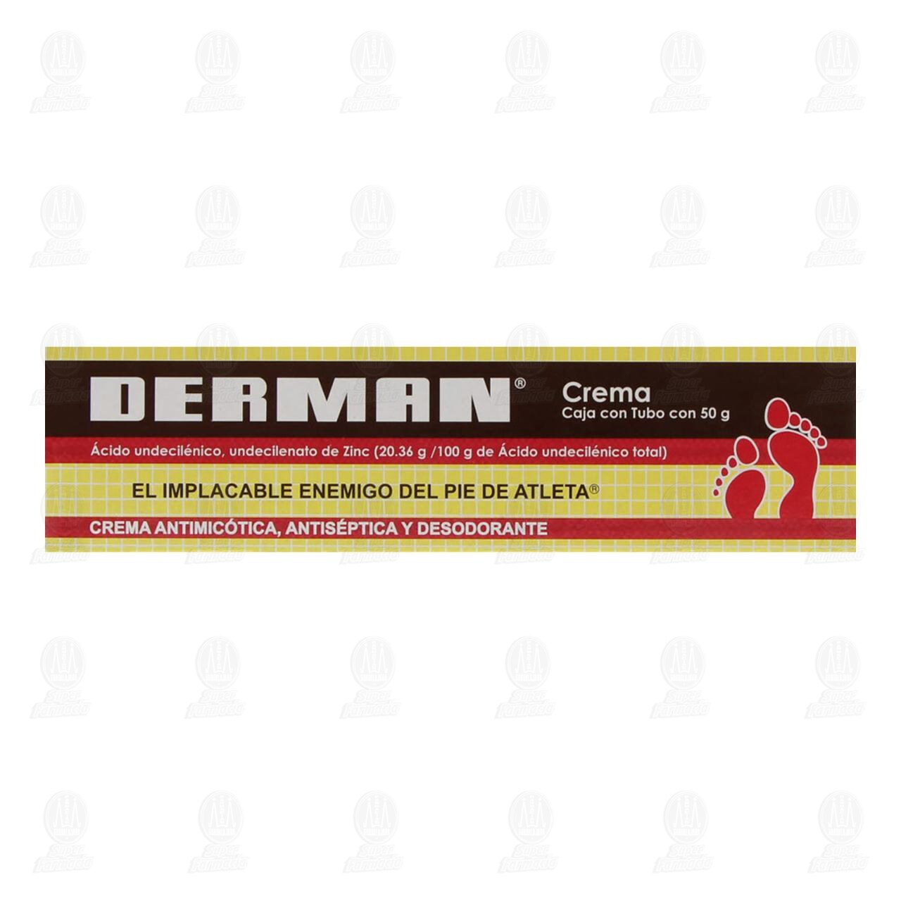 Derman Crema Antimic&oacute;tica Antis&eacute;ptica y Desodorante, 50 gr. image number 2