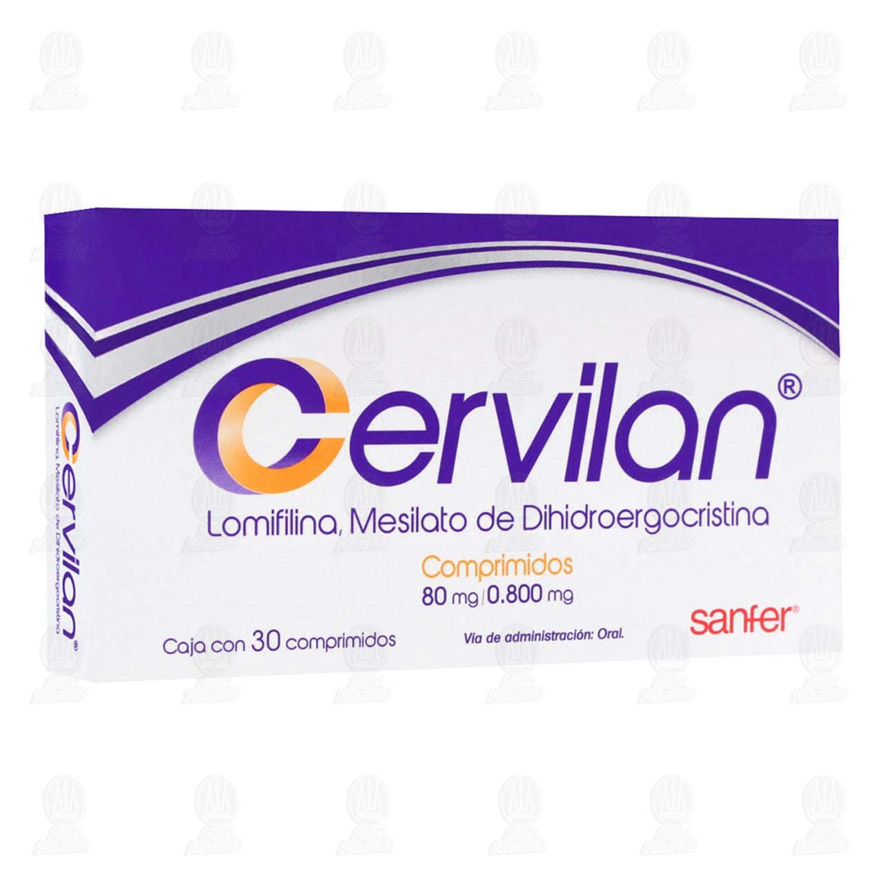 Imagen para Lomifilina, Mesilato de Dihidroergocristina Comprimidos 80 Mg/0.800 Mg