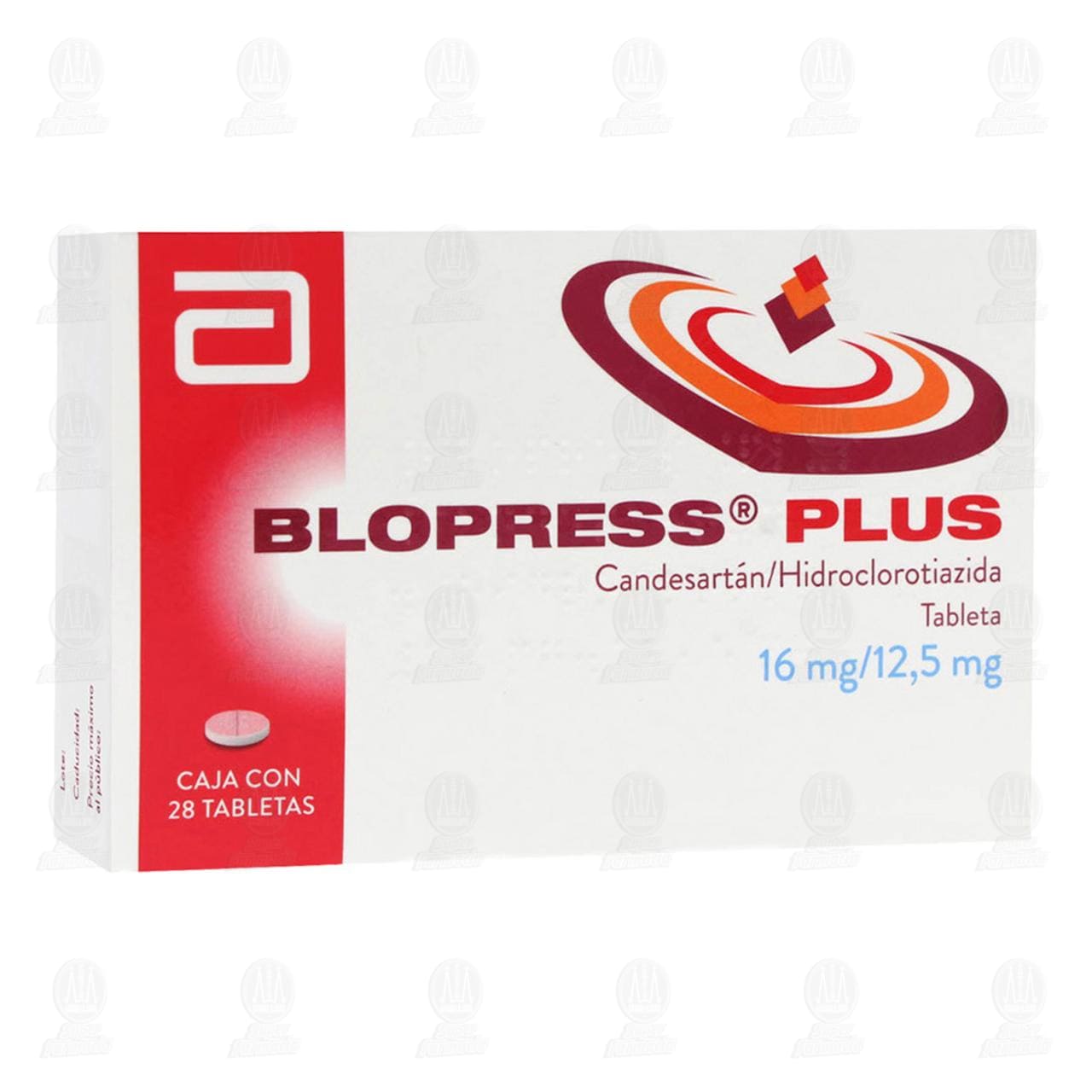 Imagen para Blopress Plus 16mg/12.5mg 28 Tabletas
