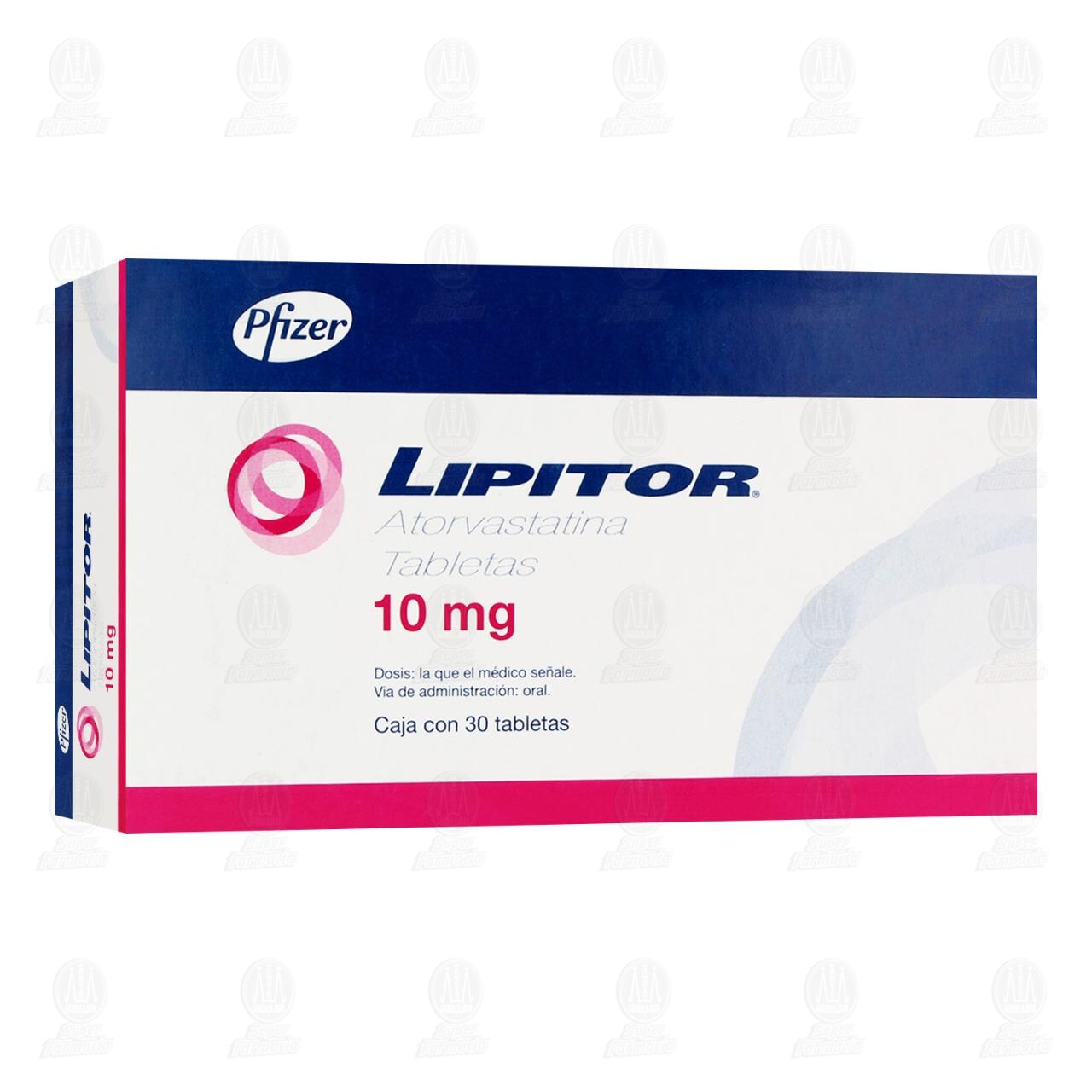 Lipitor 10 mg, 30 Tabletas. image number 0