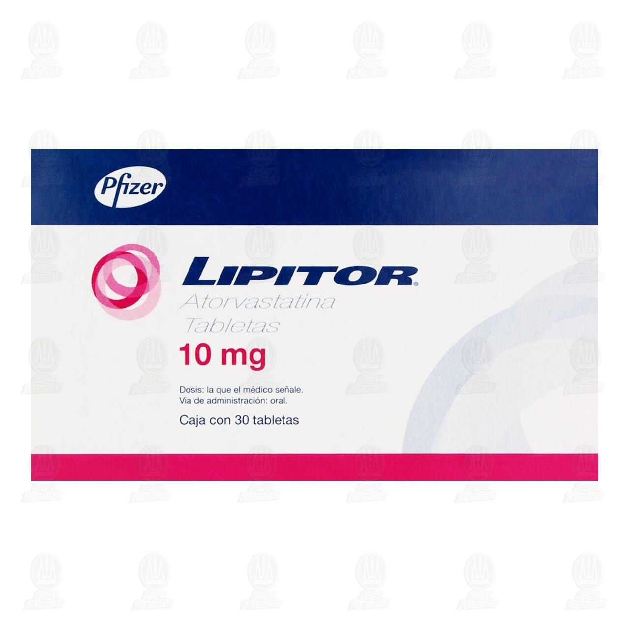 Lipitor 10 mg, 30 Tabletas. image number 1