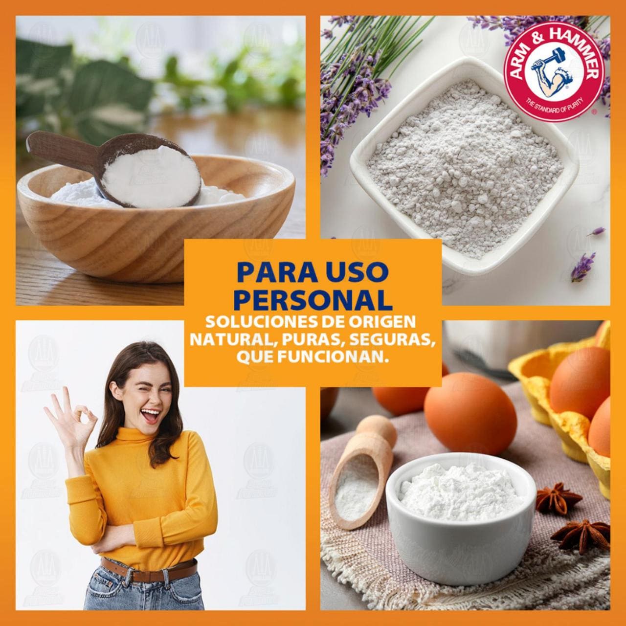 Arm & Hammer Bicarbonato de Sodio Uso Personal, 227gr. image number 2
