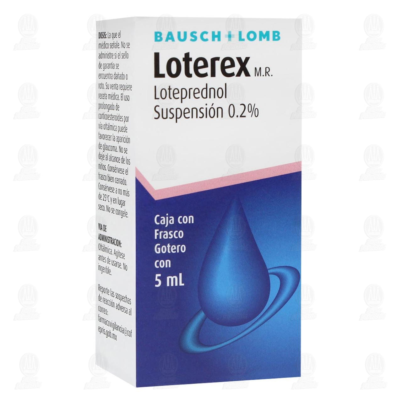 Loterex 0.2% 5 ml, Suspensi&oacute;n Oft&aacute;lmica. image number 0