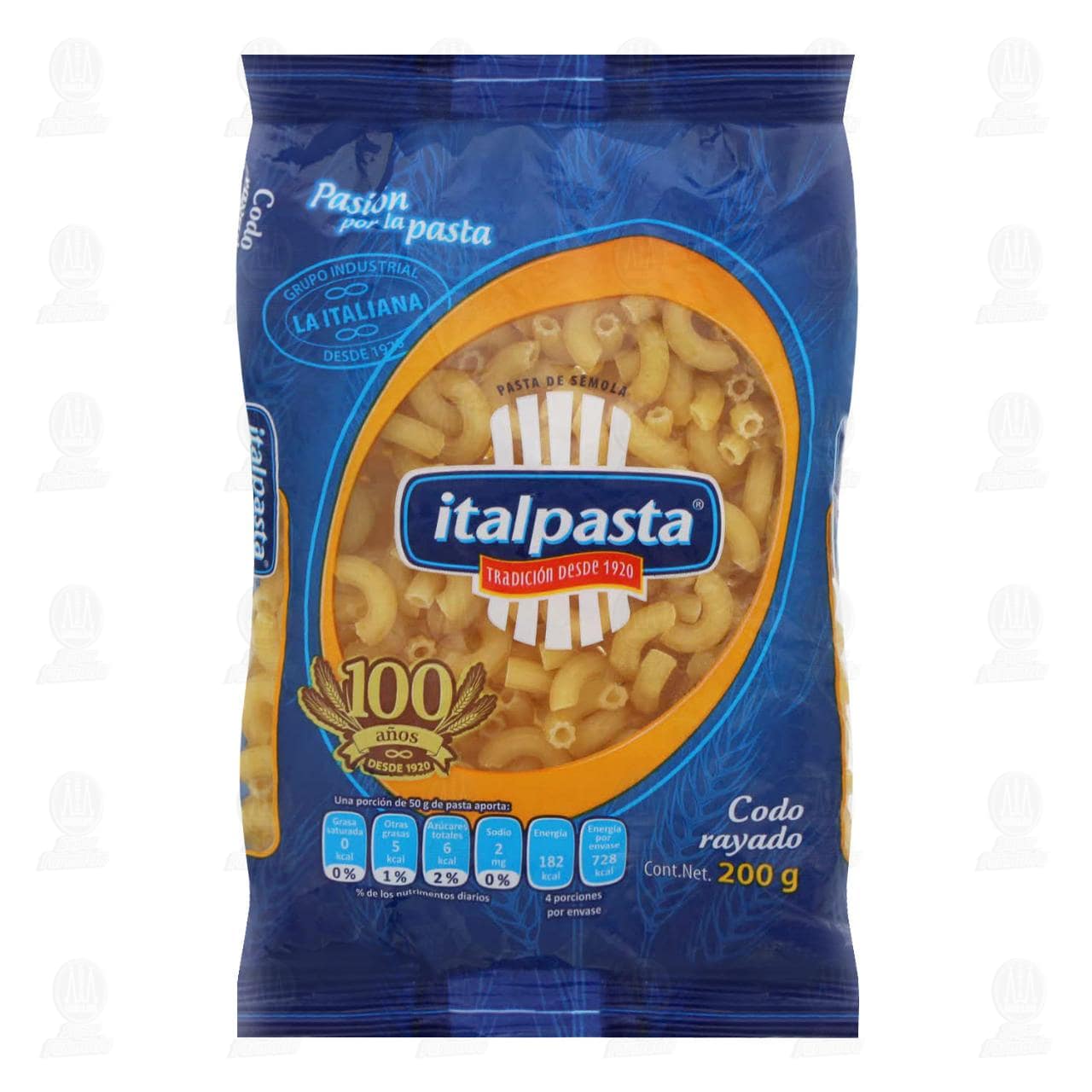 Imagen para Pasta Italpasta Codo Rayado, 200 gr.