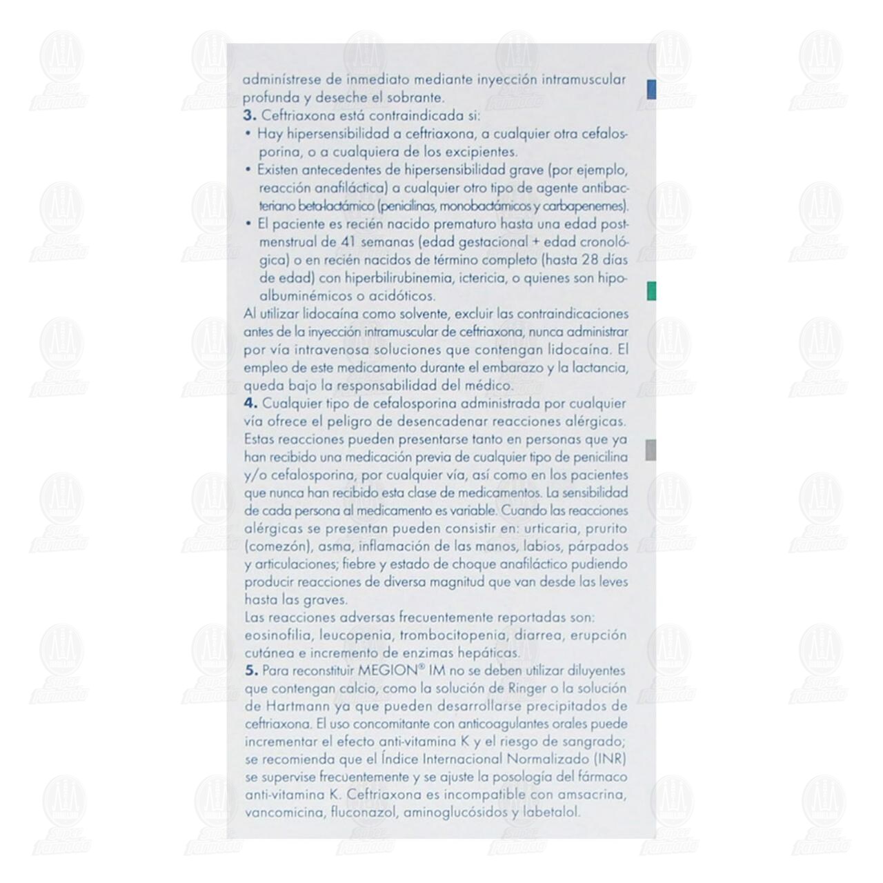 Megion IM 500 mg Soluci&oacute;n Inyectable, 3.5 ml. image number 2