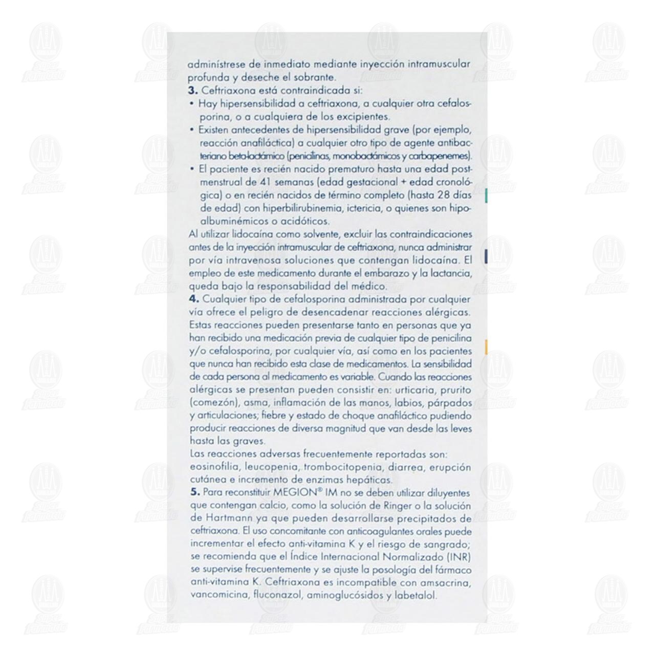 Megion IM Soluci&oacute;n Inyectable, 1gr/3.5ml. image number 2