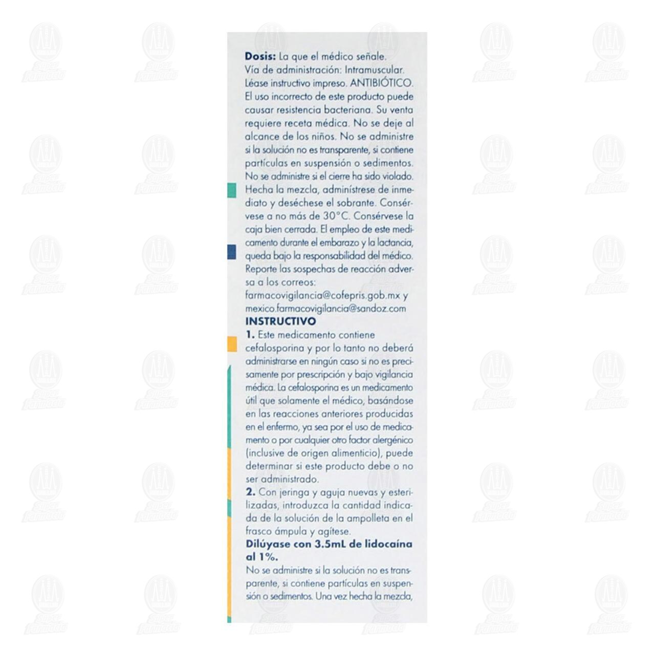 Megion IM Solución Inyectable, 1gr/3.5ml. de MEGION | Farmacias Guadalajara