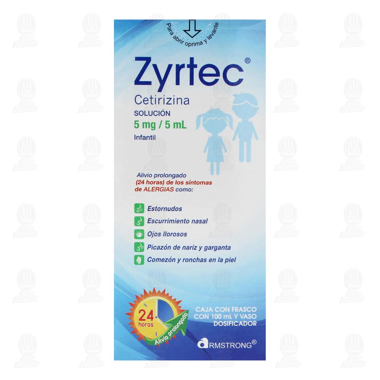 Zyrtec 5mg/5ml Solución Infantil, 100 ml. image number 1