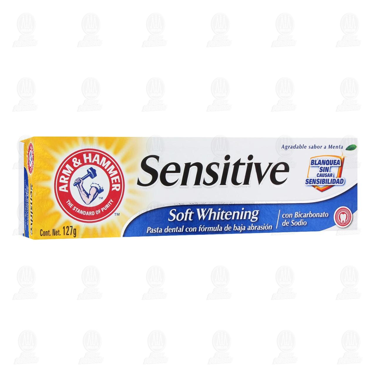 Pasta Dental Arm & Hammer Sensitive Soft Whitening, 127 gr. image number 0