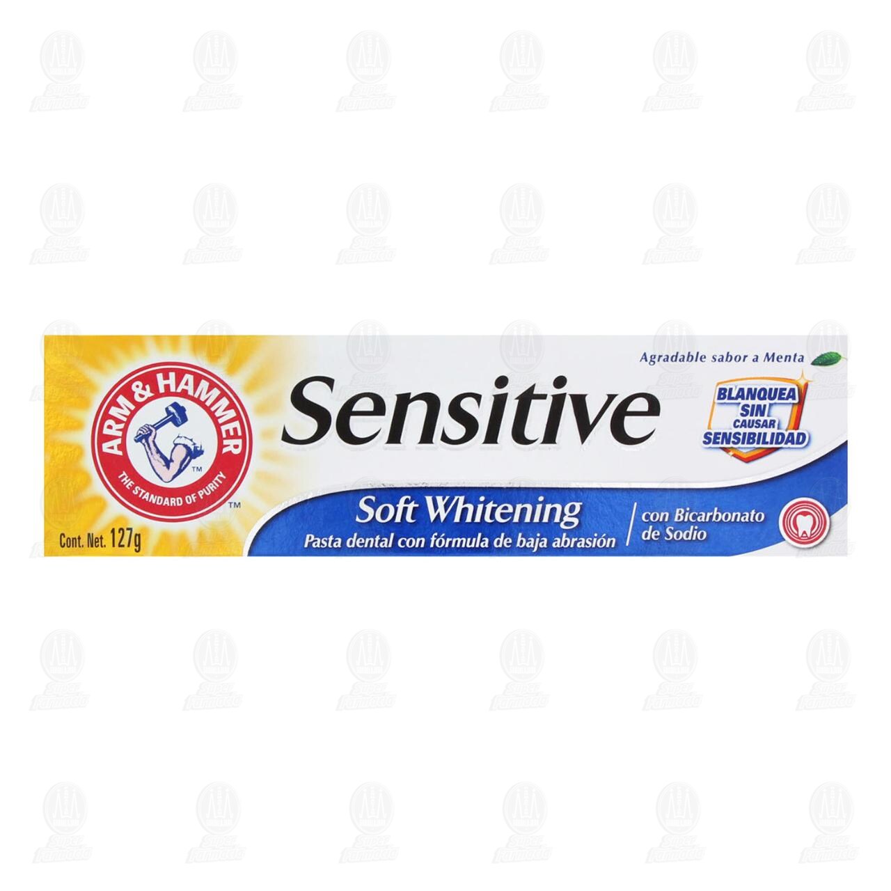 Pasta Dental Arm & Hammer Sensitive Soft Whitening, 127 gr. image number 1