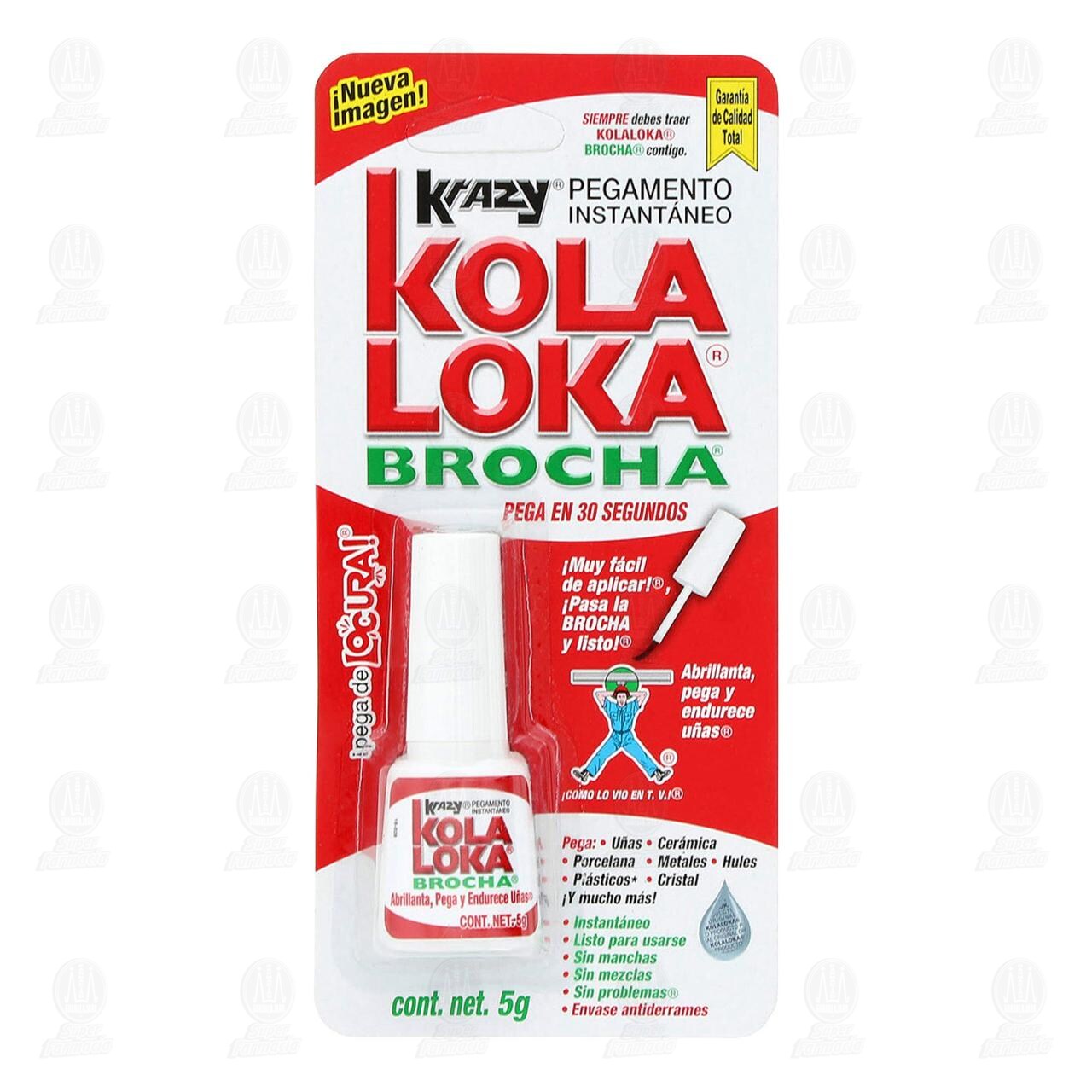 Pegamento Instantáneo Kola Loka en Brocha, 5 gr.