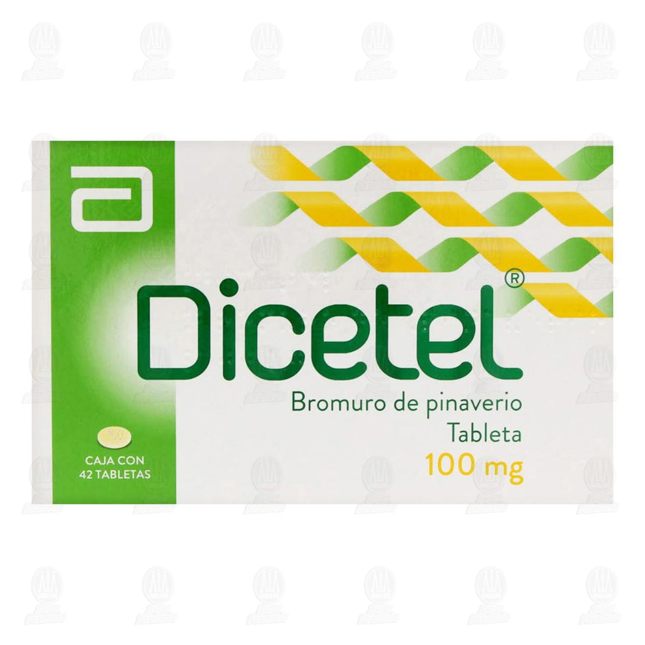 Dicetel 100 mg, 42 Tabletas. image number 1