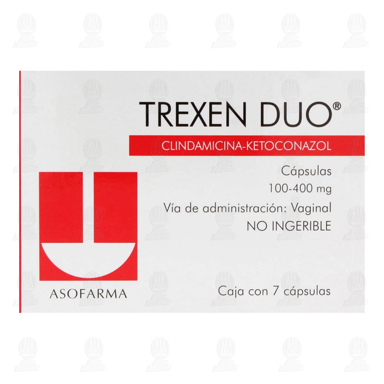 Trexen Duo 100-400mg, 7 C&aacute;psulas. image number 1