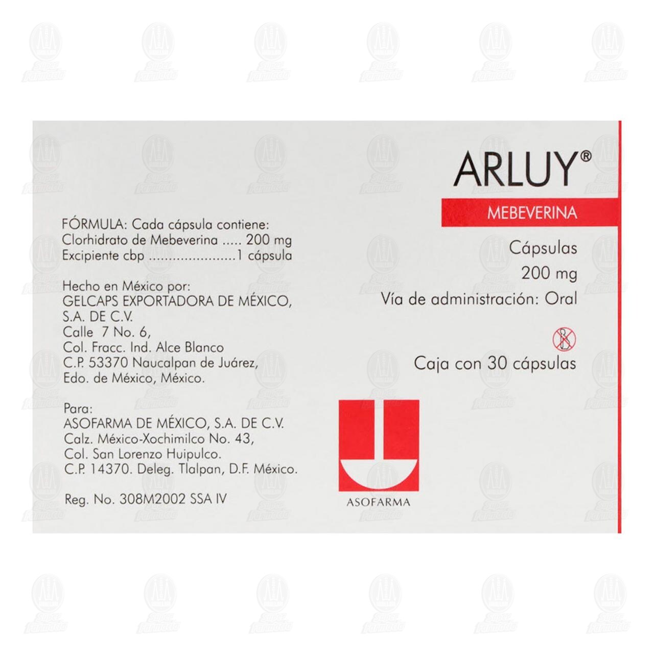 Arluy 200 mg, 30 Cápsulas. image number 2