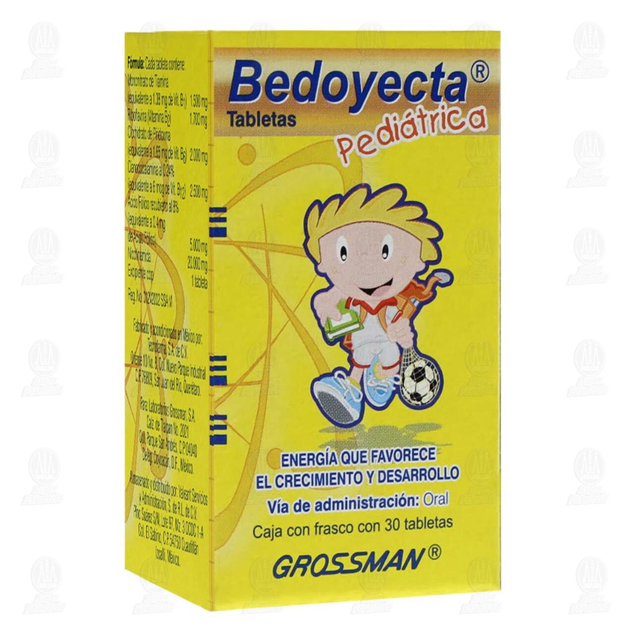 Bedoyecta Pediátrica, 30 Tabletas. image number 0