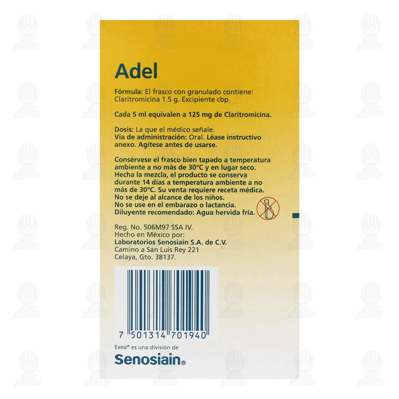 Adel Suspensi&oacute;n, 125mg/5ml. image number 2