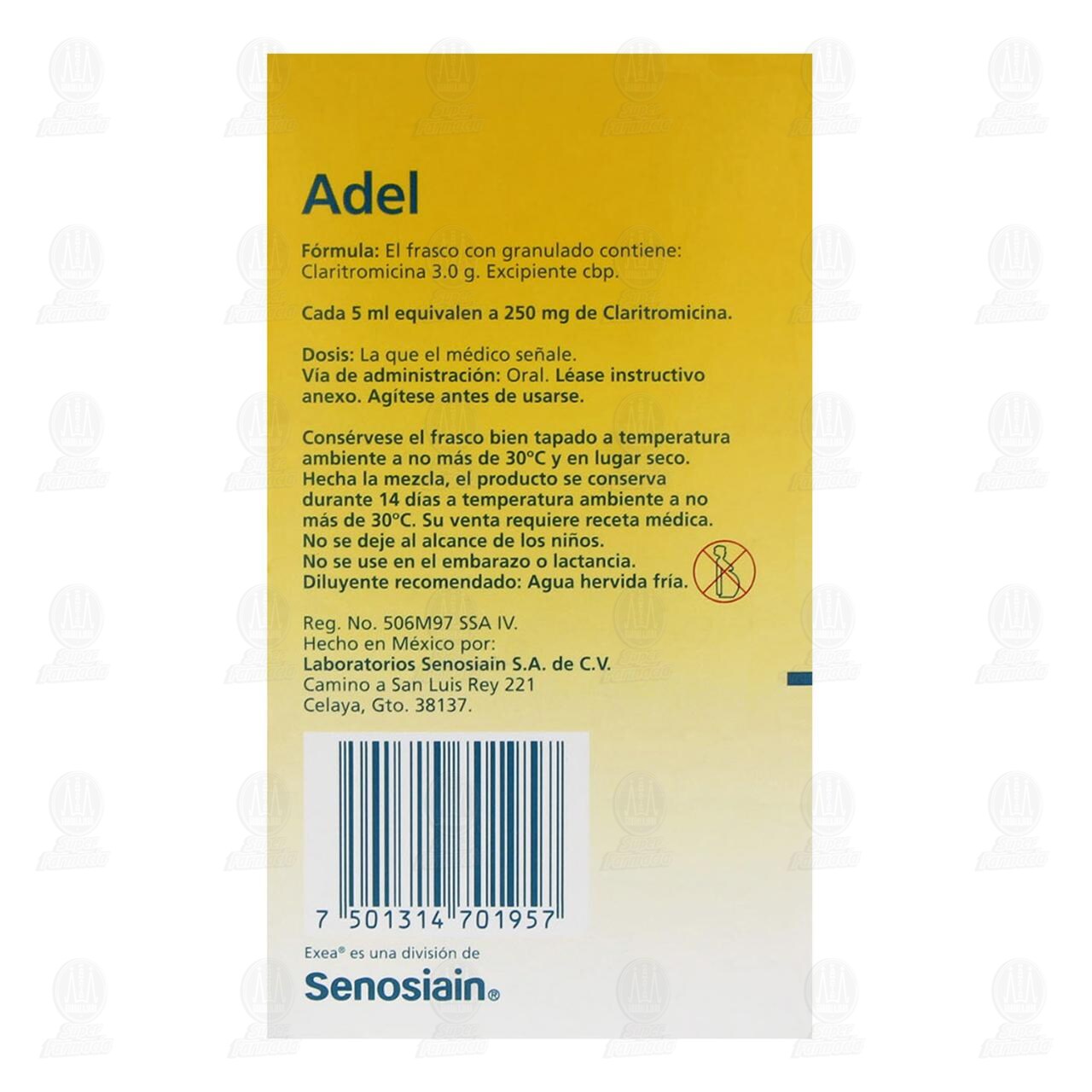 Adel 250mg/5ml Suspensi&oacute;n, 60 ml. image number 2