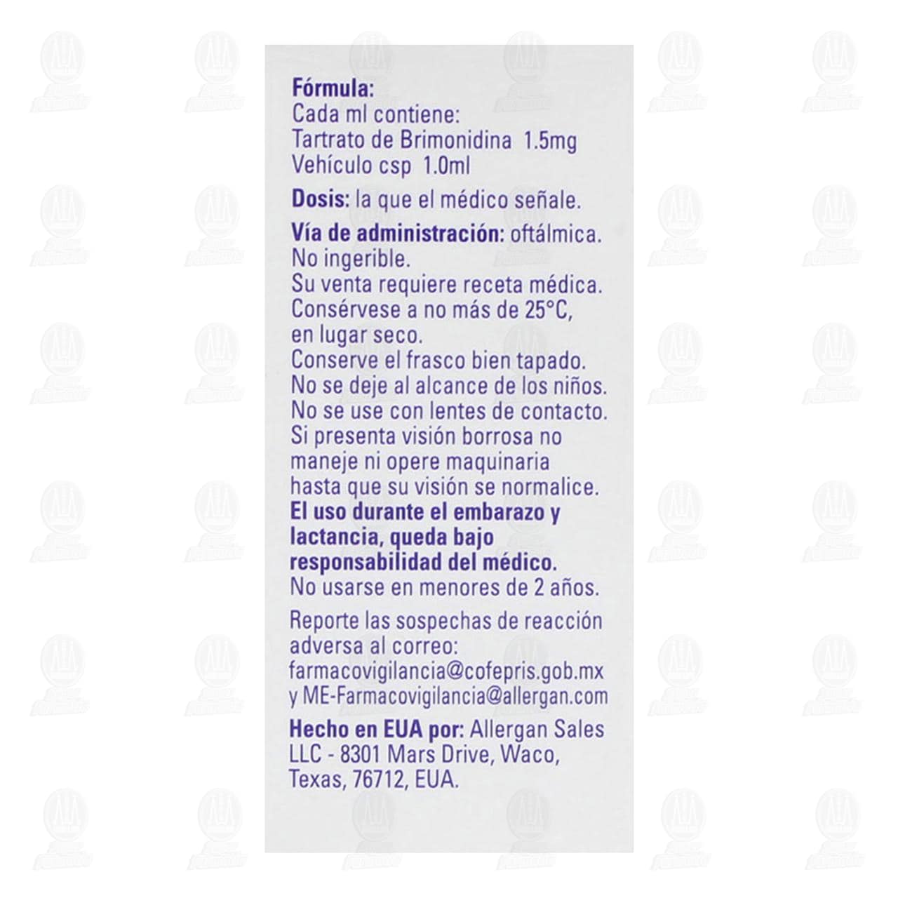 Alphagan P 0.15% Soluci&oacute;n Oft&aacute;lmica, 5 ml. image number 2