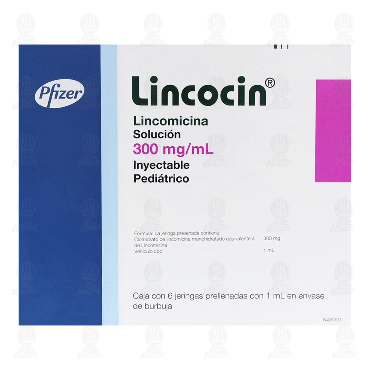 Lincocin 300mg/1ml, 6 Jeringas Prellenadas. image number 2