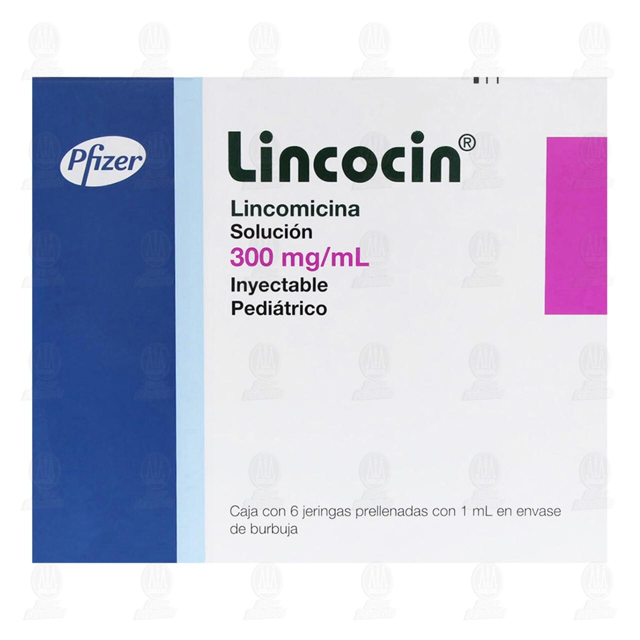 Lincocin 300mg/1ml, 6 Jeringas Prellenadas. image number 1