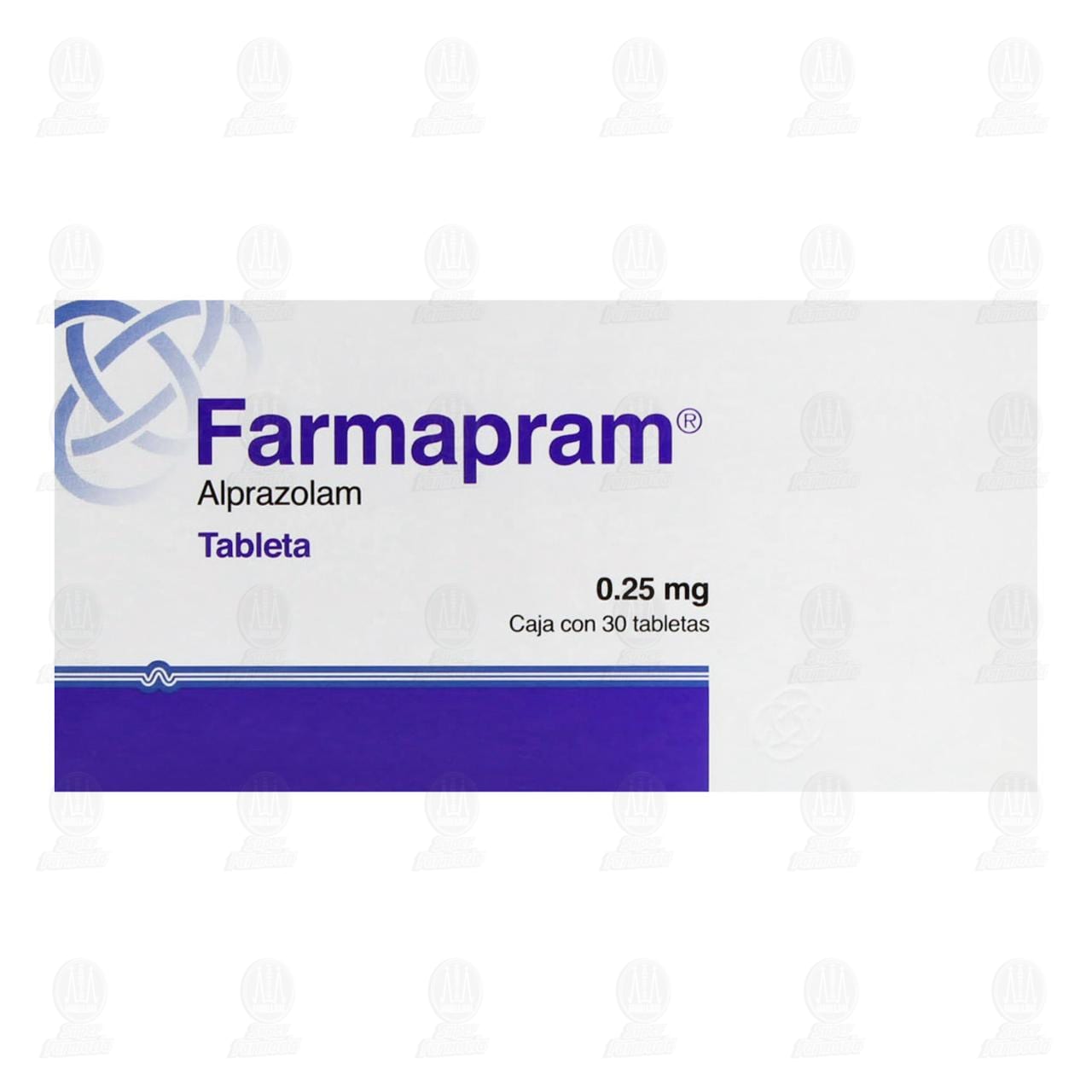 Farmapram 0.25 mg, 30 Tabletas. image number 1