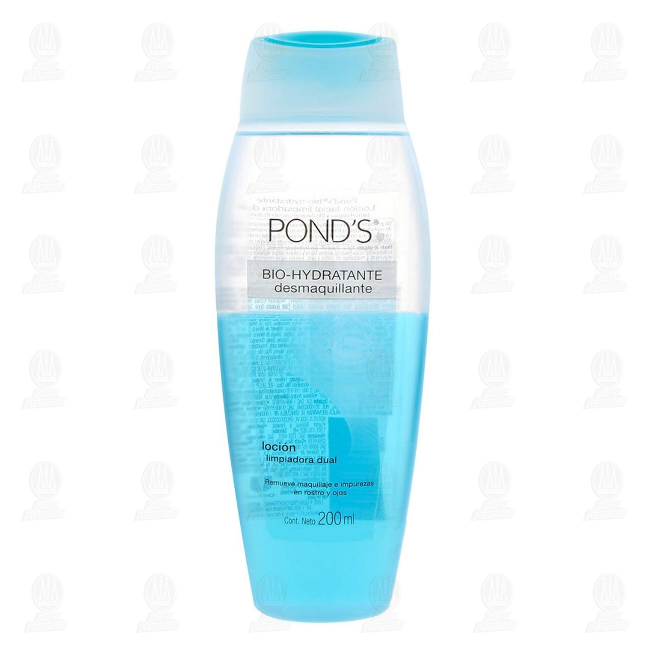 Loción Limpiadora Pond's Bio-Hydratante Desmaquillante Dual, 200 ml. image number 1
