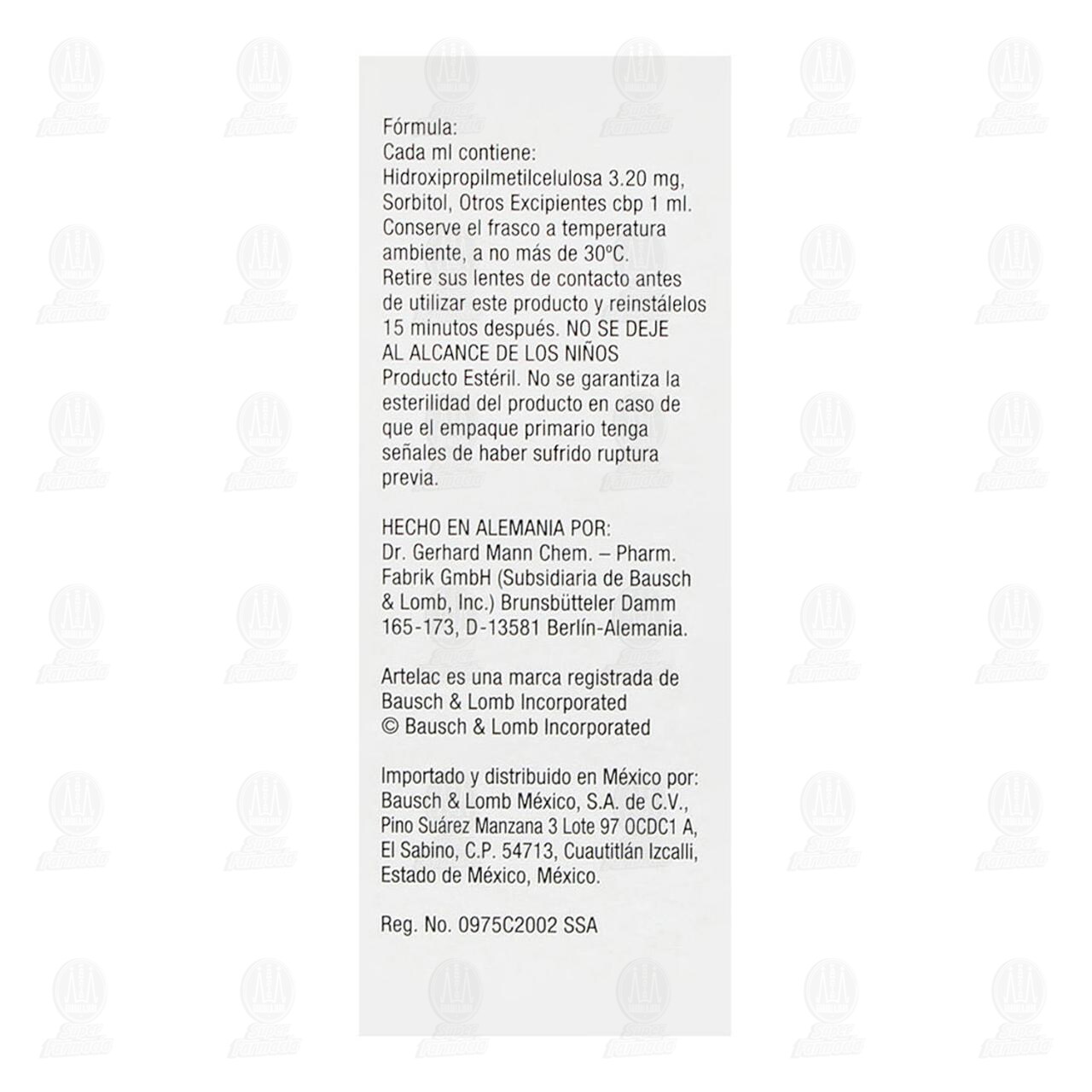Artelac L&aacute;grimas Artificiales, 10 ml. image number 2