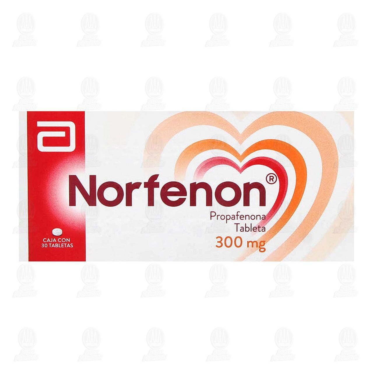 Norfenon 300 mg, 30 Tabletas. image number 1