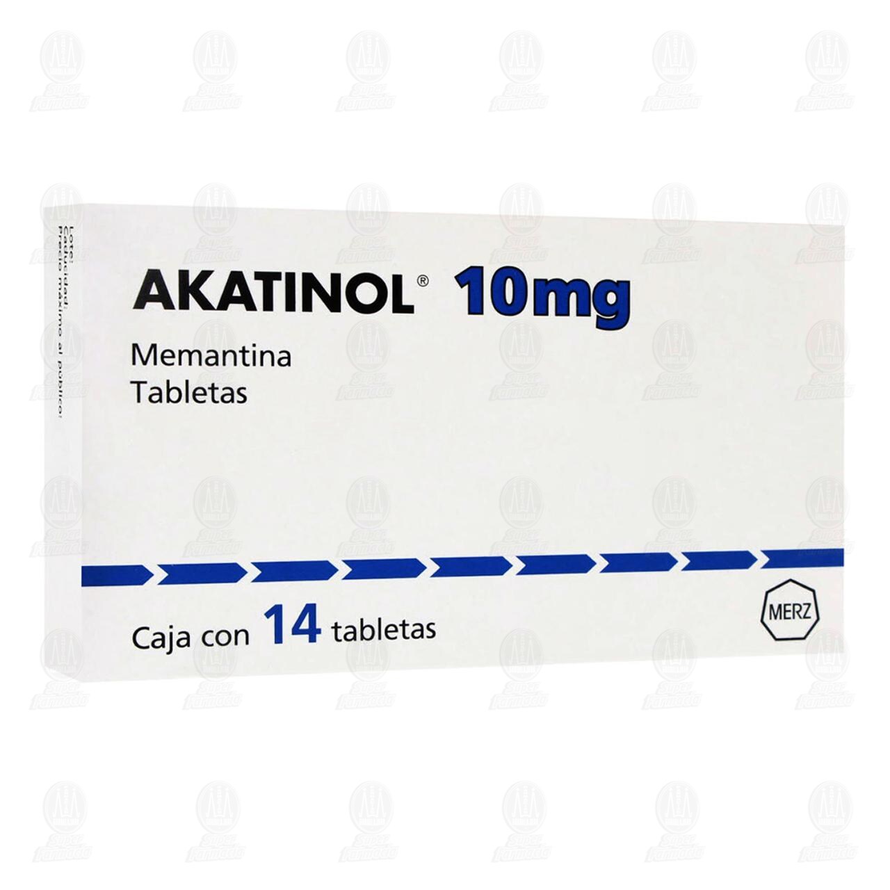 Akatinol 10 mg, 14 Tabletas.
