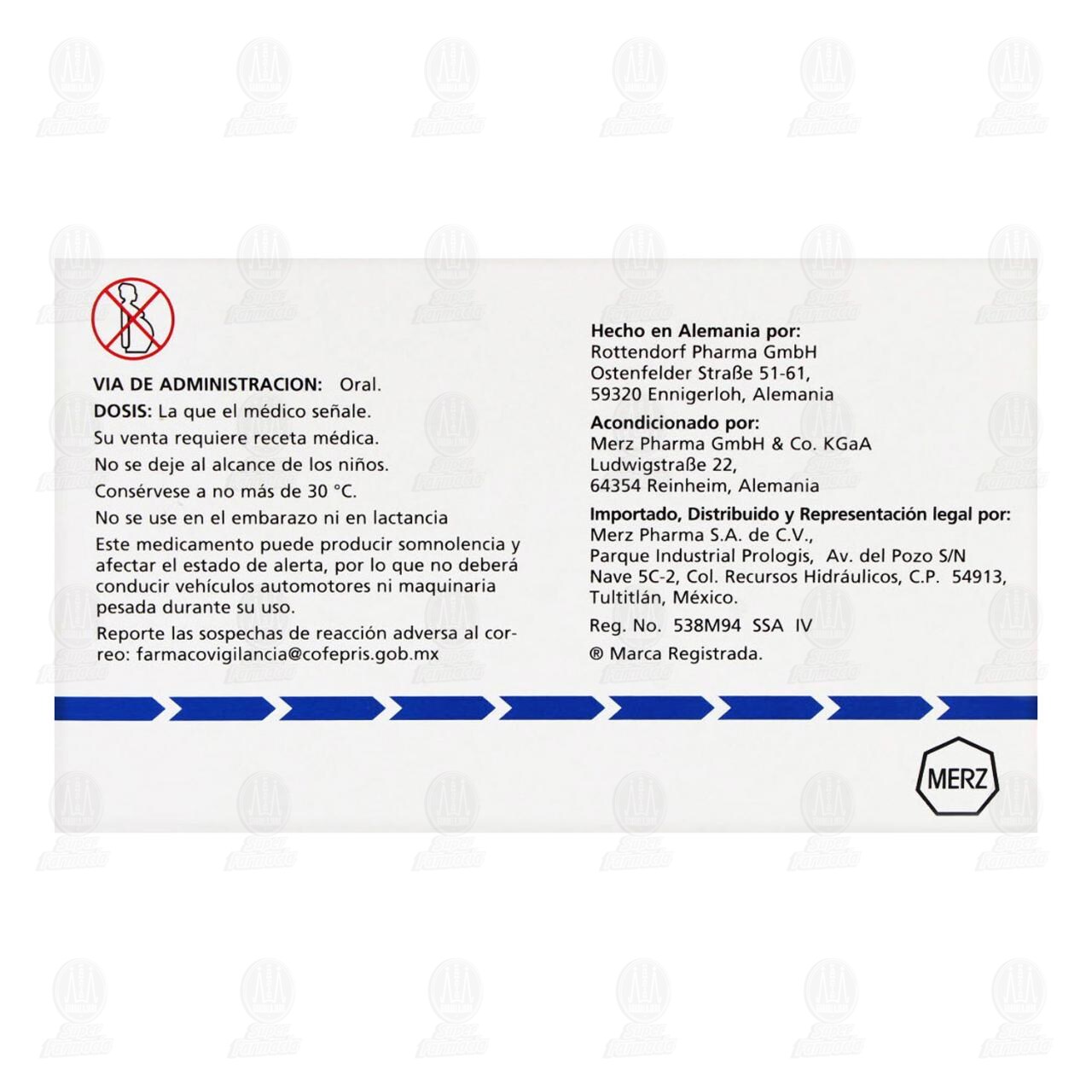 Akatinol 10 mg, 14 Tabletas. image number 2