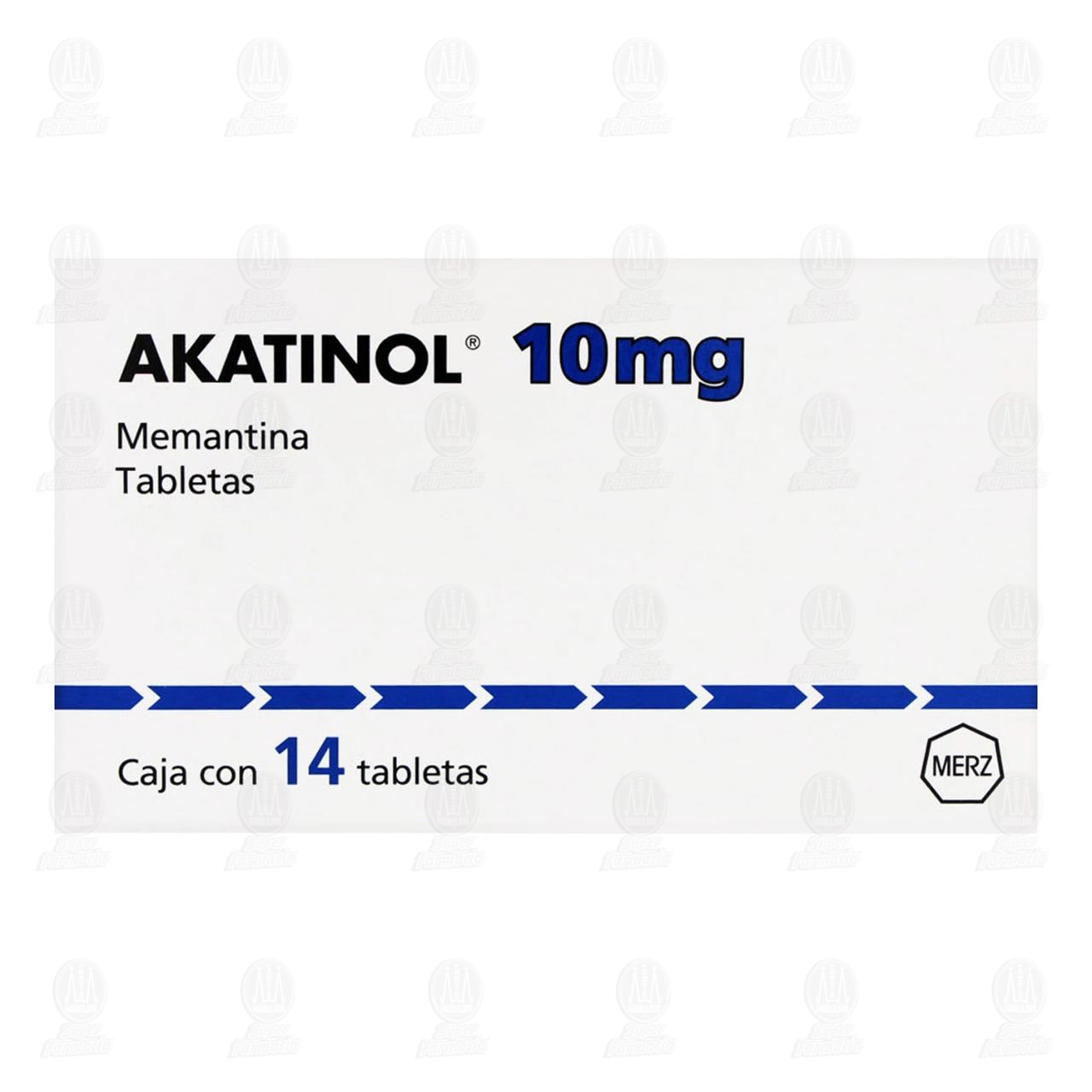Akatinol 10 mg, 14 Tabletas. image number 1