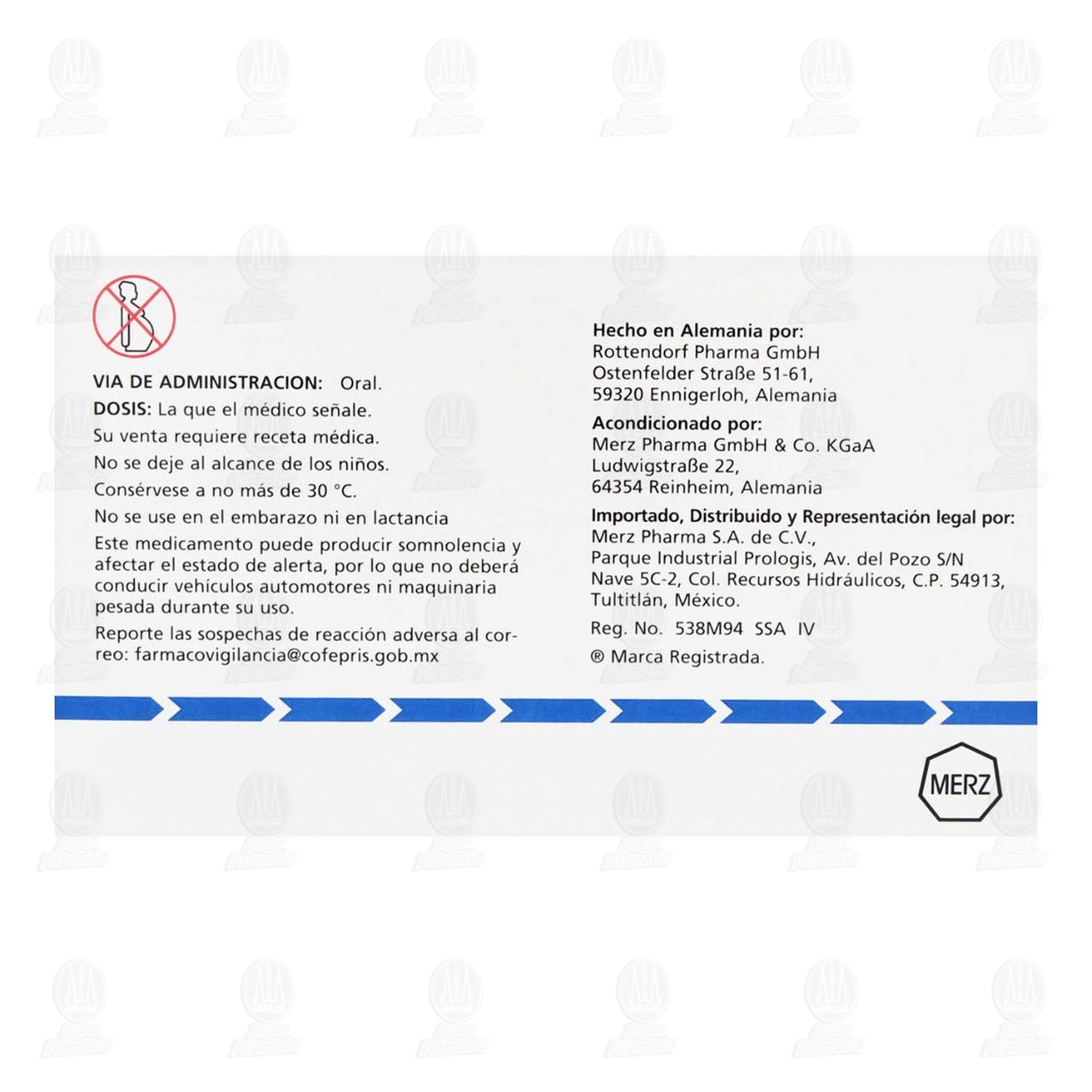 Akatinol 10 mg, 28 Tabletas. image number 2