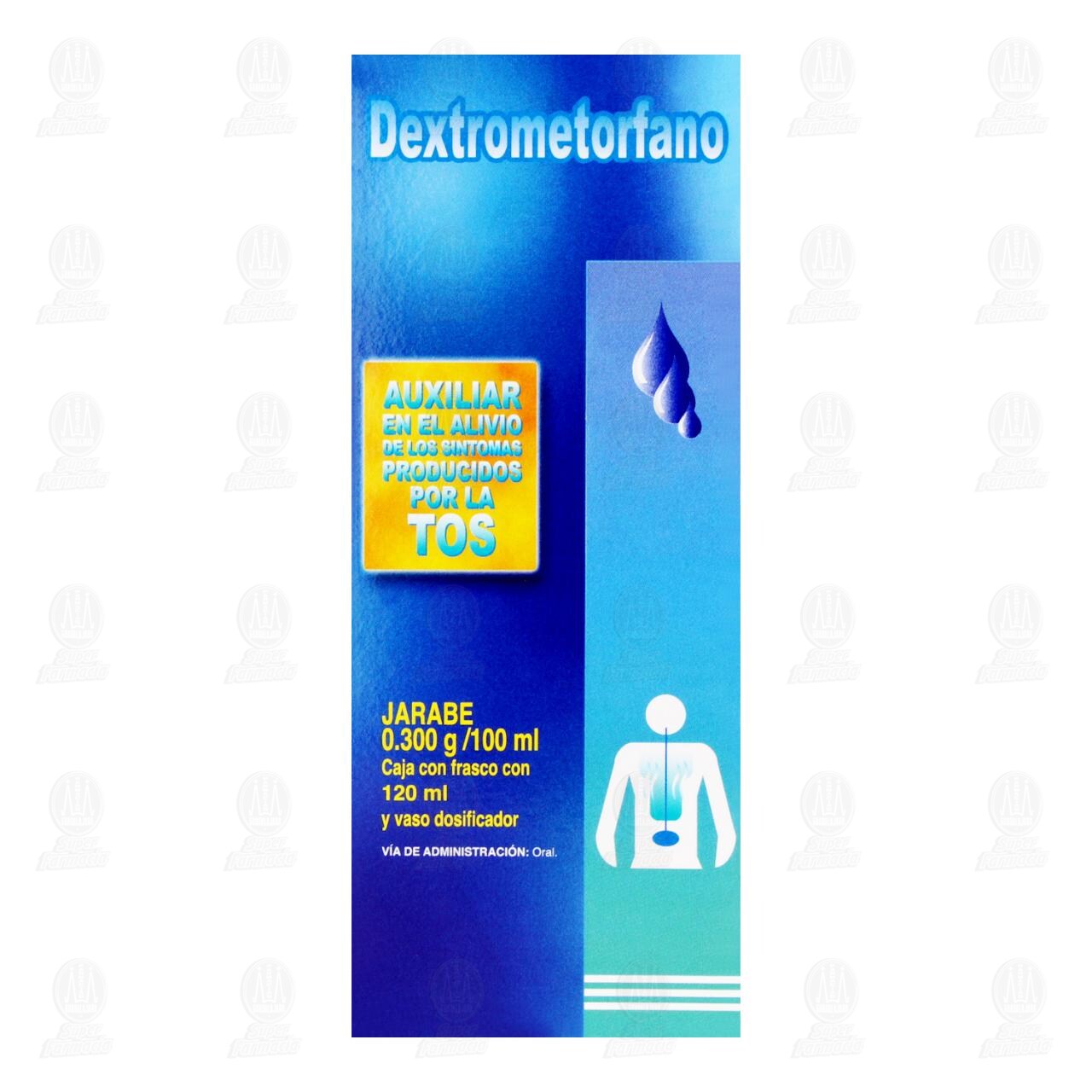 Dextrometorfano Jarabe 0.300g/100ml, 120 ml Pharmalife. image number 1
