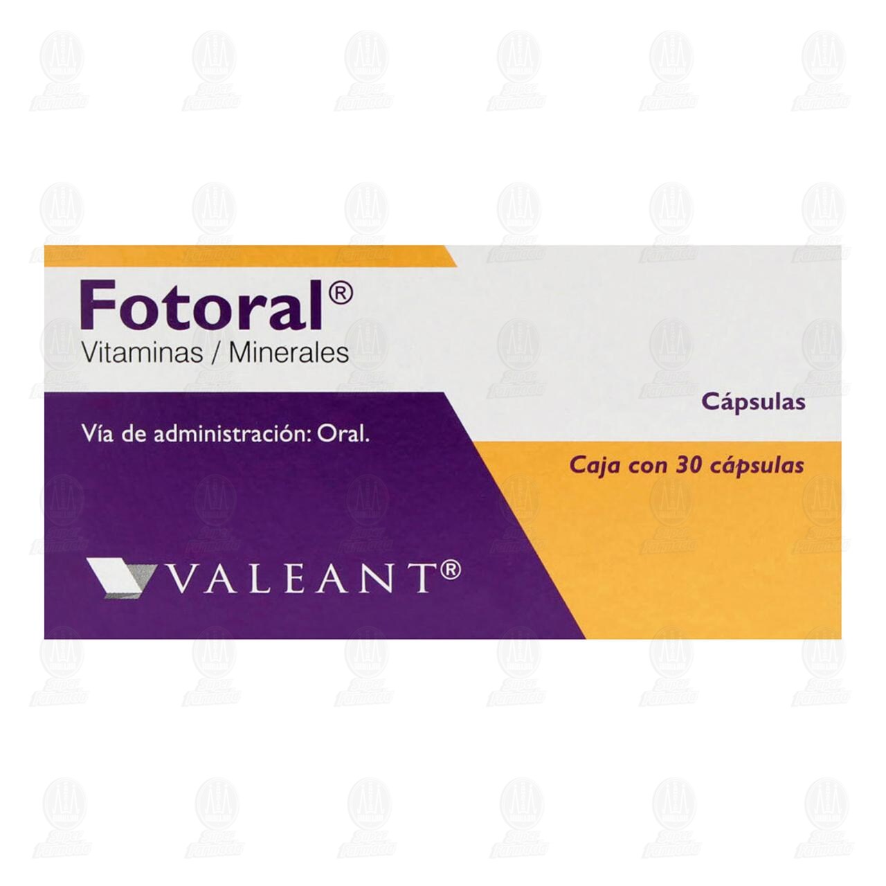 Fotoral, 30 C&aacute;psulas. image number 1