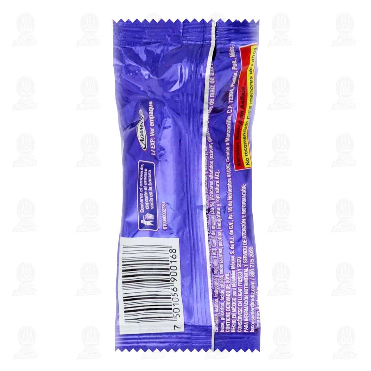 Paleta Bubbaloo Xtreme Mora Azul, 16.6 gr. image number 1