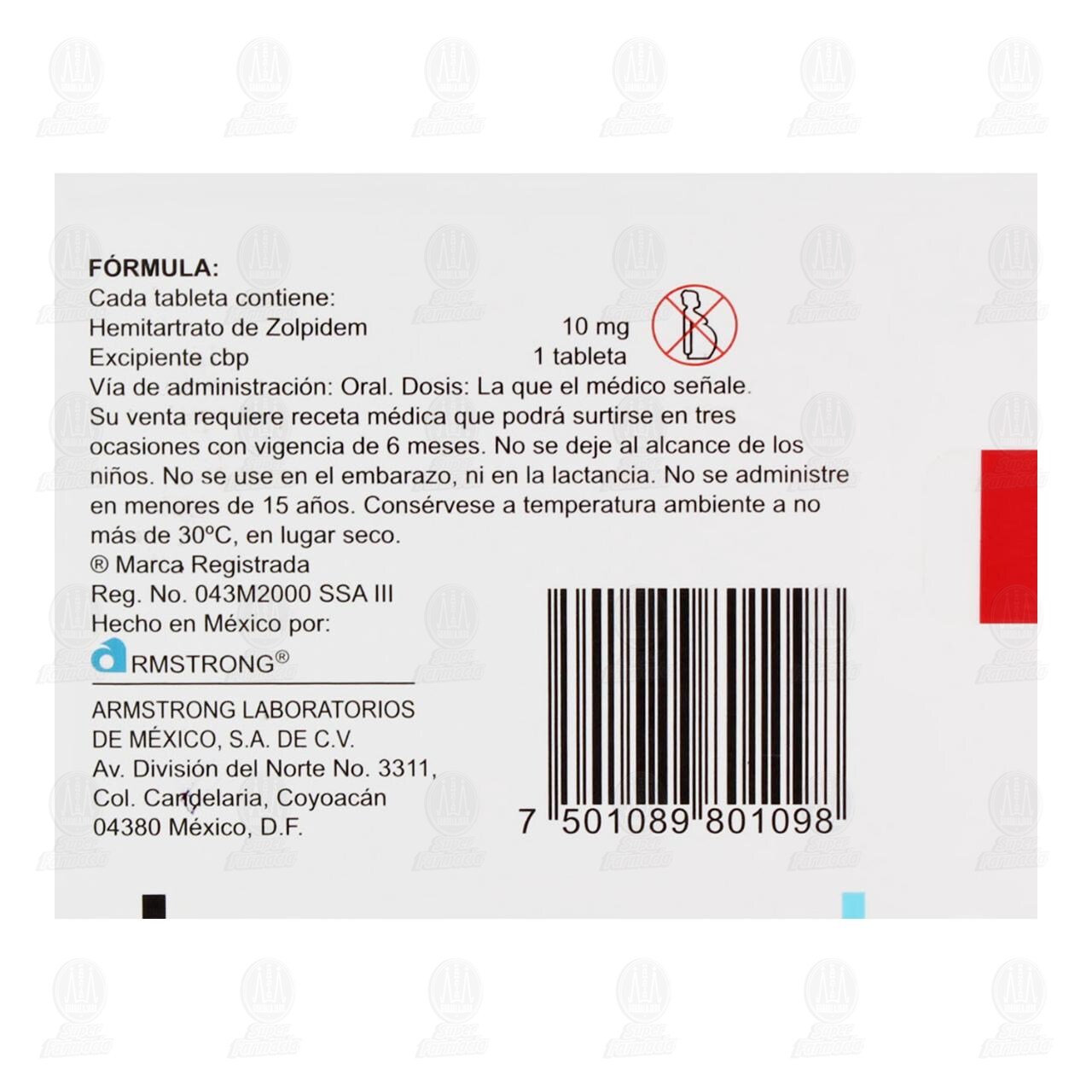 Nocte 10 mg, 30 Tabletas. image number 2