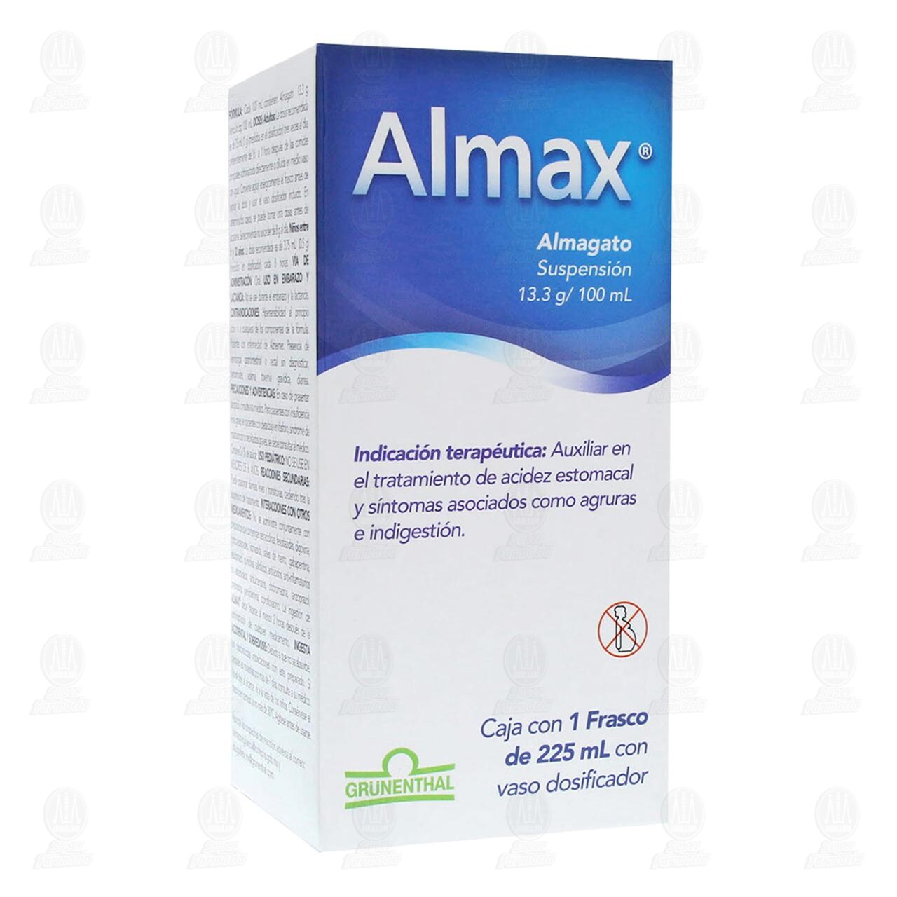 Almax Suspensi&oacute;n 13.3g/100ml, 225 ml. image number 0