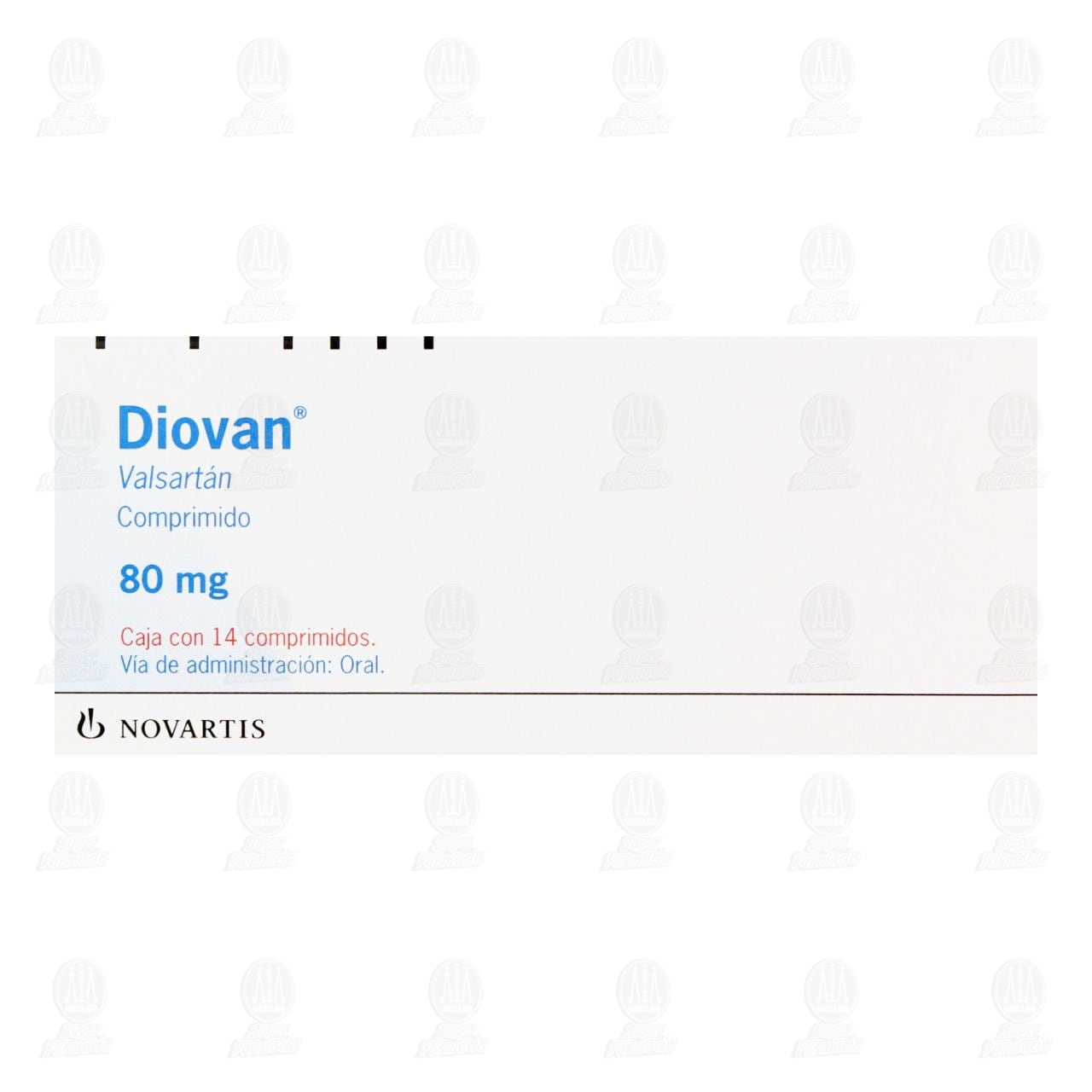 Diovan 80 mg, 14 Comprimidos. image number 1