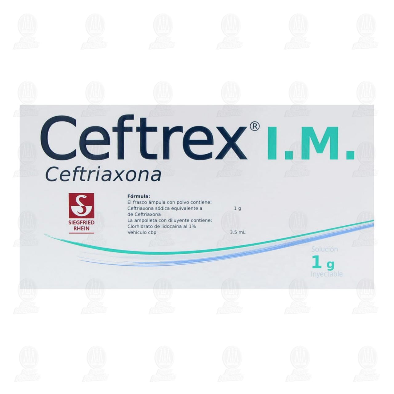 Ceftrex I.M Soluci&oacute;n Inyectable, 1 gr. image number 2