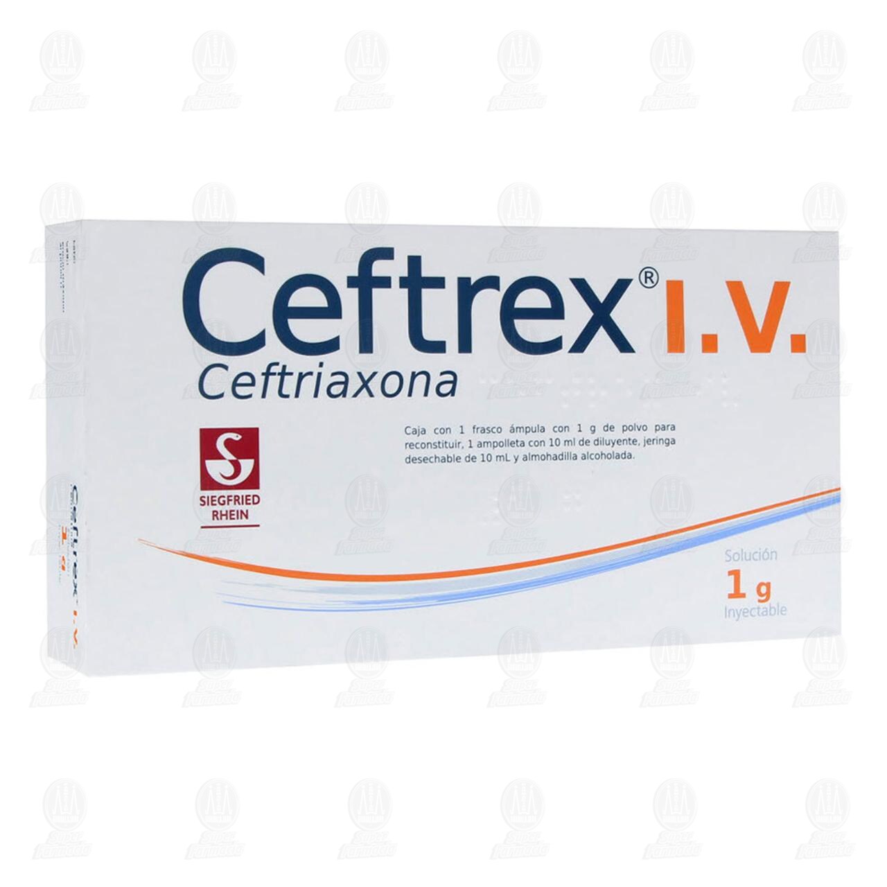 Ceftrex I.V. Soluci&oacute;n Inyectable, 1 gr. image number 0