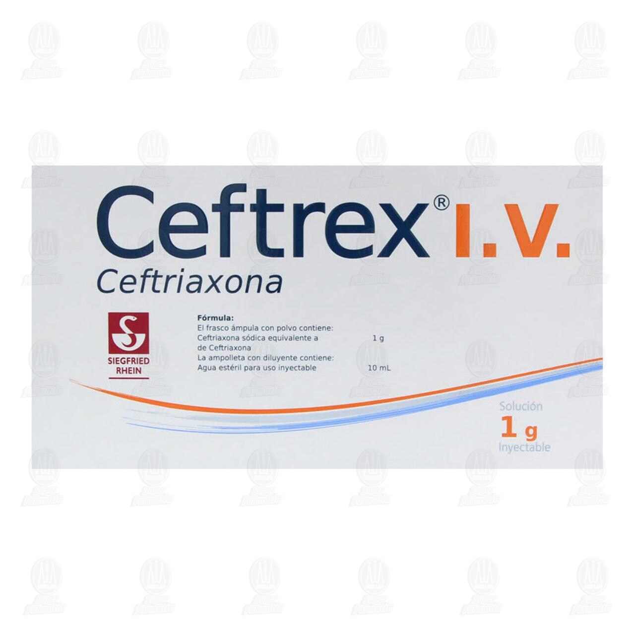 Ceftrex I.V. Soluci&oacute;n Inyectable, 1 gr. image number 2